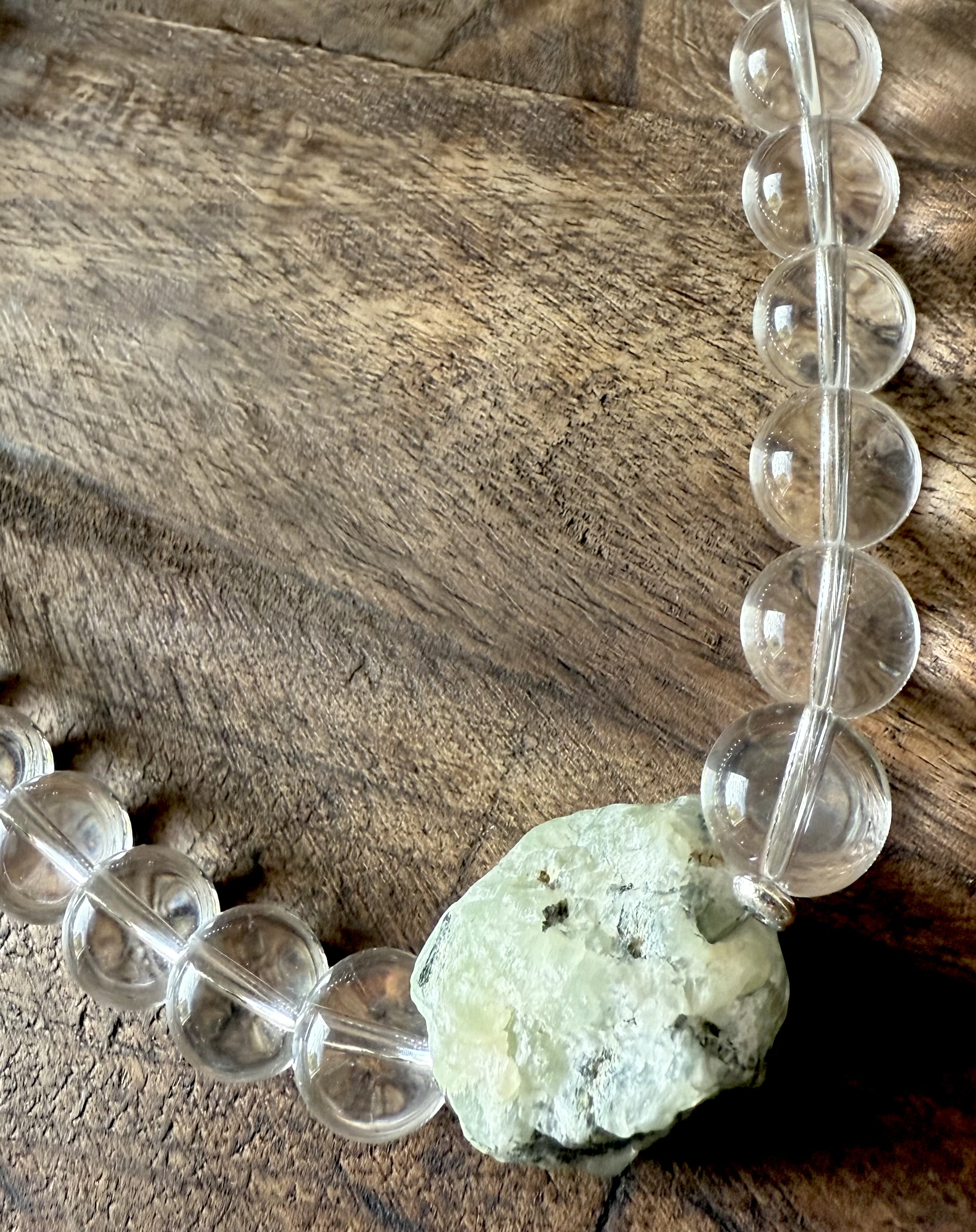 Clear Quartz Bead Necklace