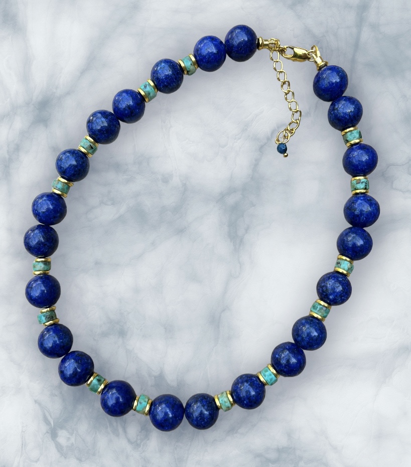 Lapis Lazuli Beaded Necklace