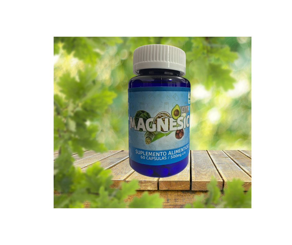 Citrato de Magnesio, 60 cápsulas, 500 mg