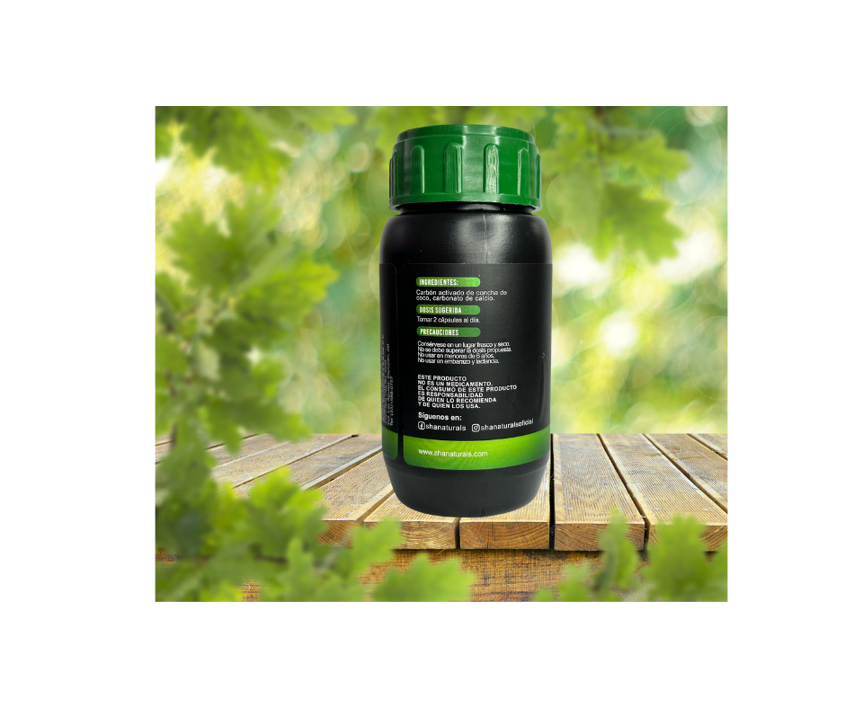 Cápsulas de carbón activado