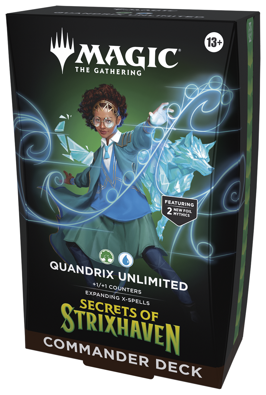 Magic The Gathering - Secrets of Strixhaven Commander Deck "Quandrix Unlimited"
