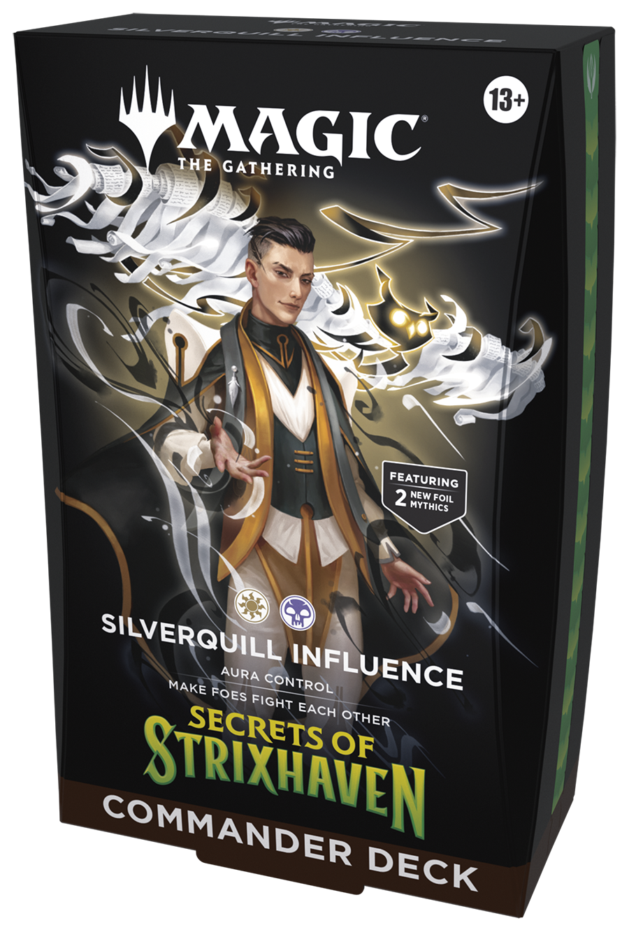 Magic The Gathering - Secrets of Strixhaven Commander Deck "Silverquill Influence"