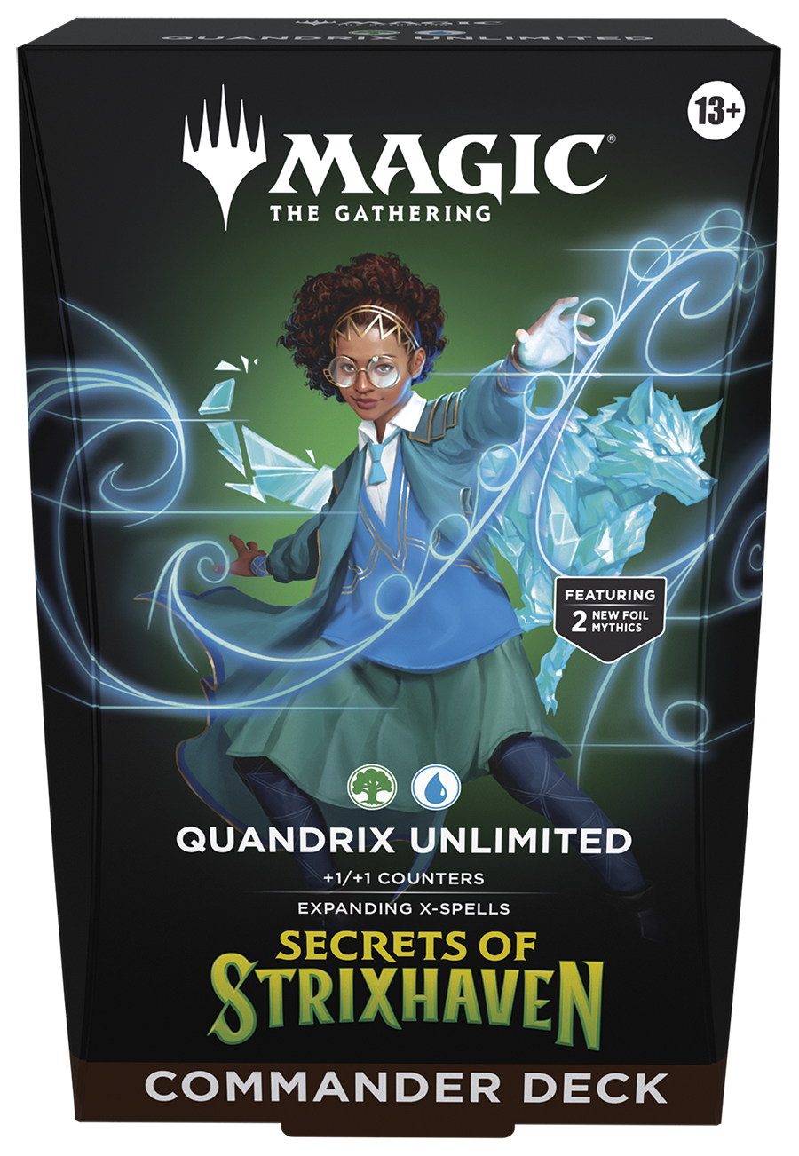 Magic The Gathering - Secrets of Strixhaven Commander Deck "Quandrix Unlimited"