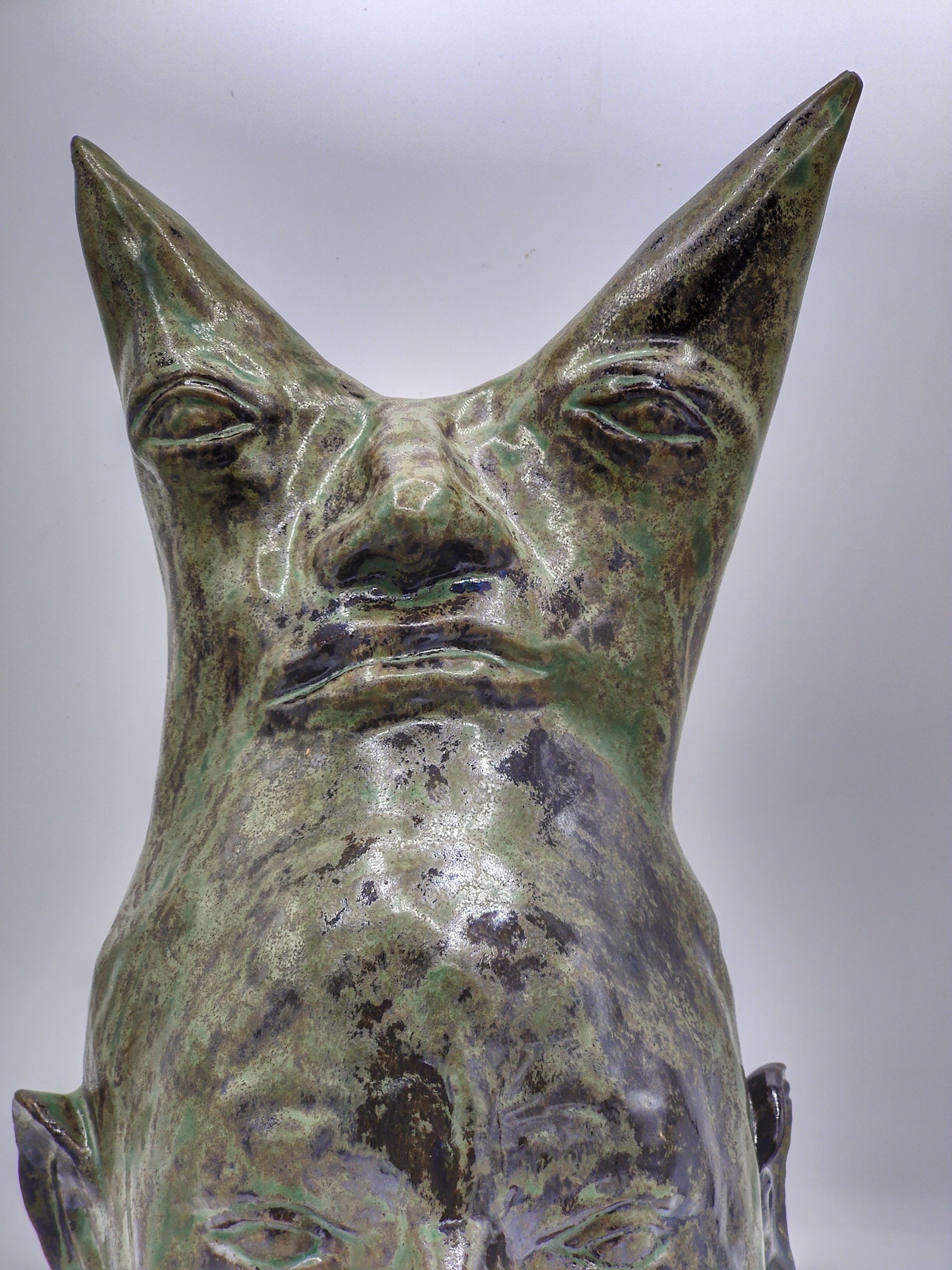 With Head Hollowed Out, His Echo Chamber Awaits...