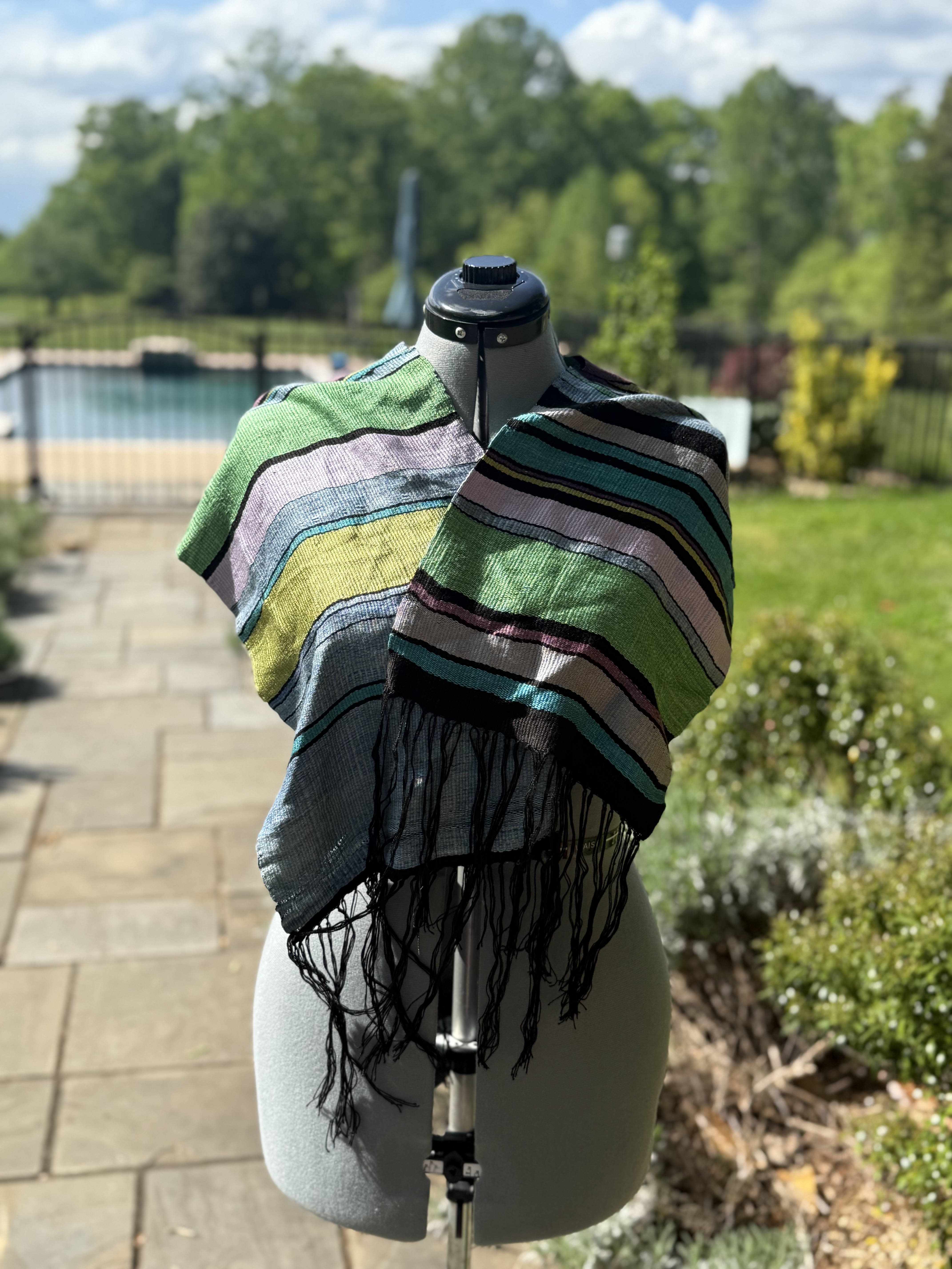 Handwoven Striped Shawl