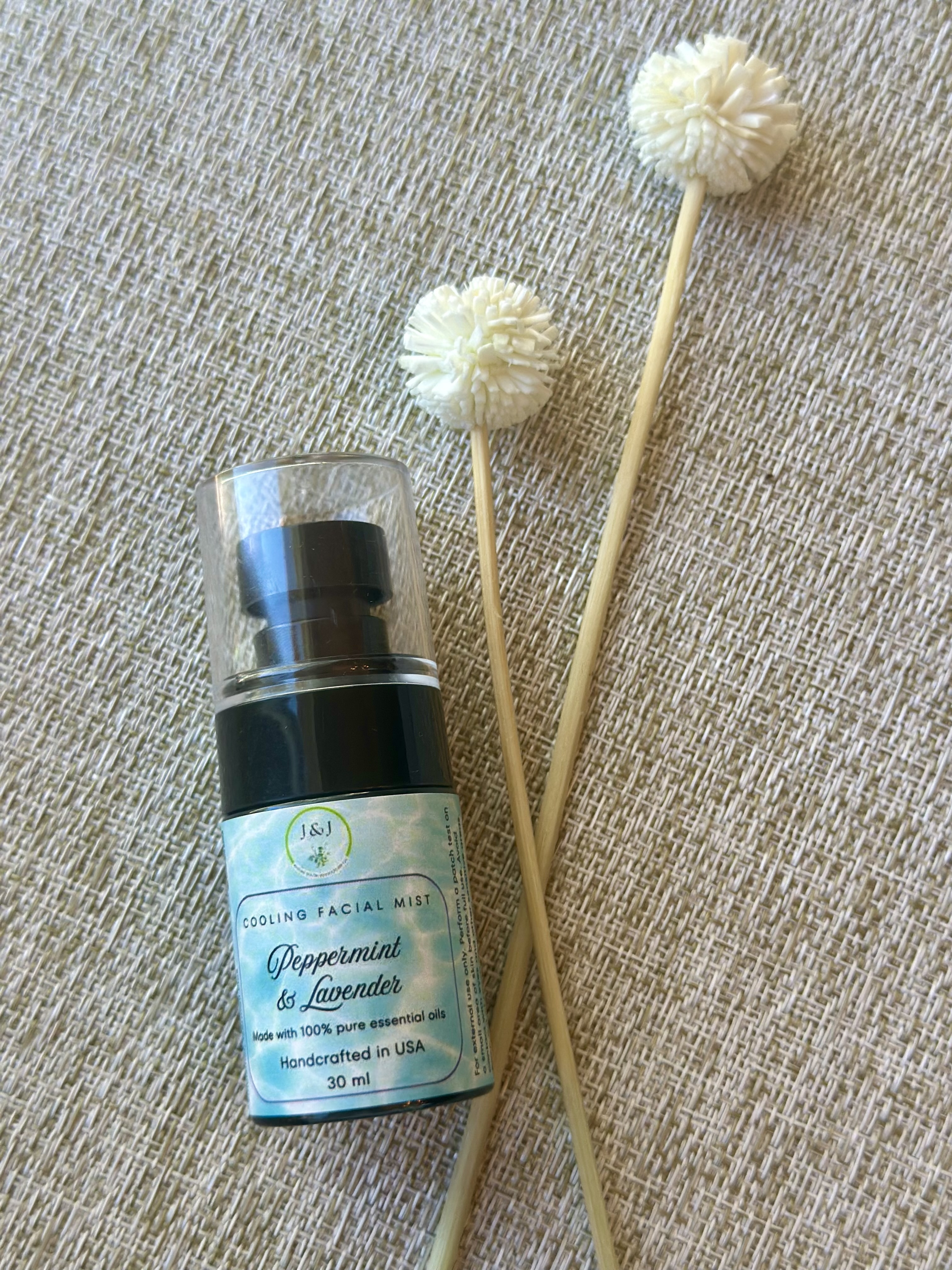 Cooling Facial Mist – Peppermint & Lavender