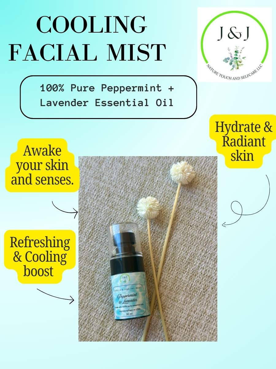 Cooling Facial Mist – Peppermint & Lavender