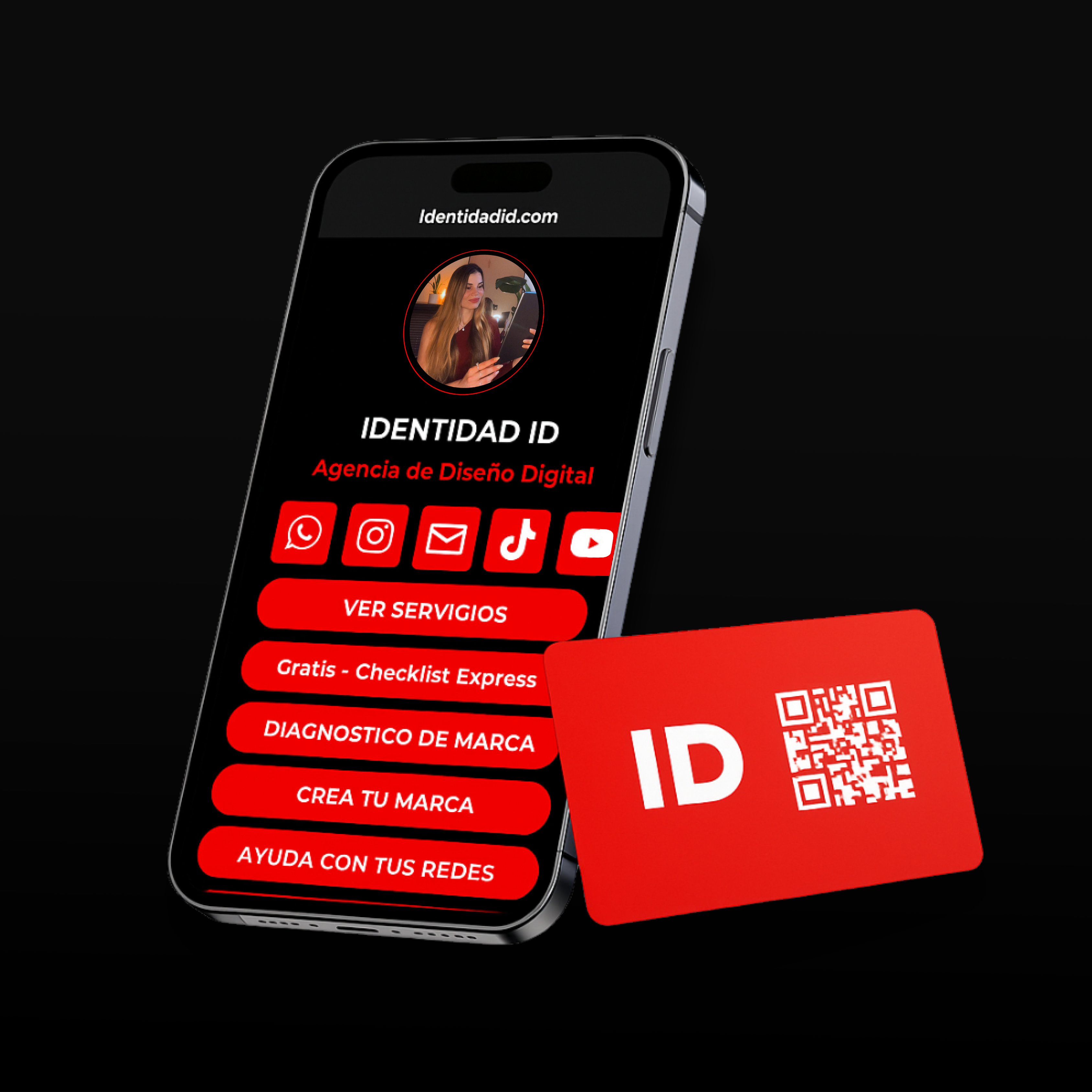Tarjeta Inteligente NFC + QR