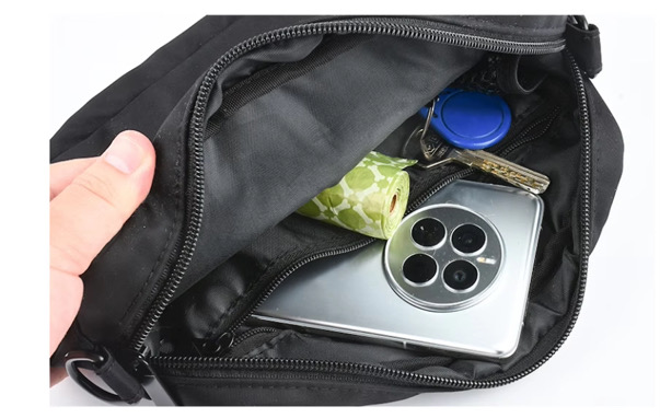 Stylish Crossbody Bag – Discreetly Stores Treats, Poop Bags & Your Everyday Essentials