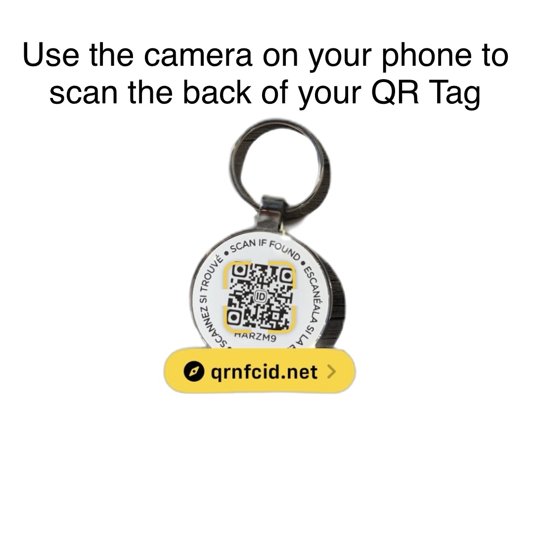 Lost-Pet Rescue QR Code ID Tag