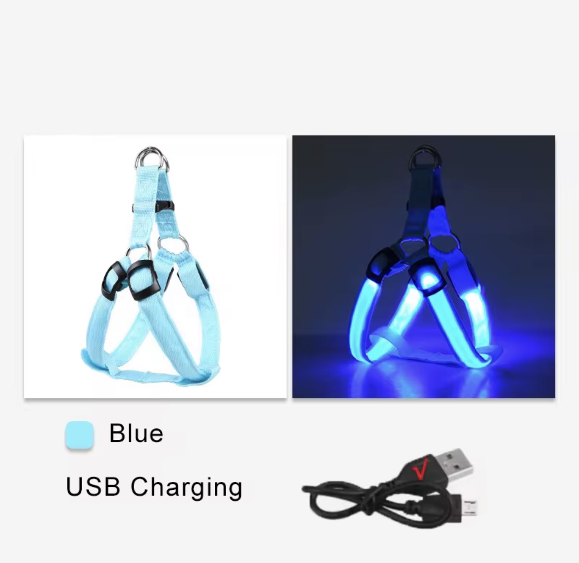 LightBurst Harness – Body Visibility for Night Walks