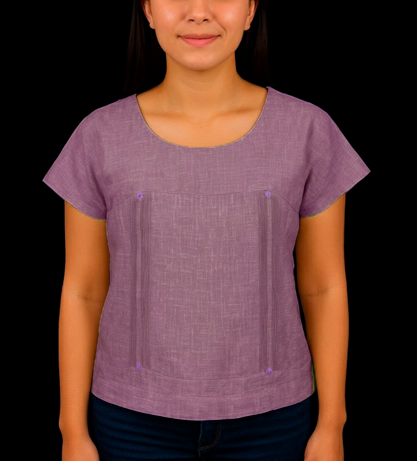 BLUSA MORADA