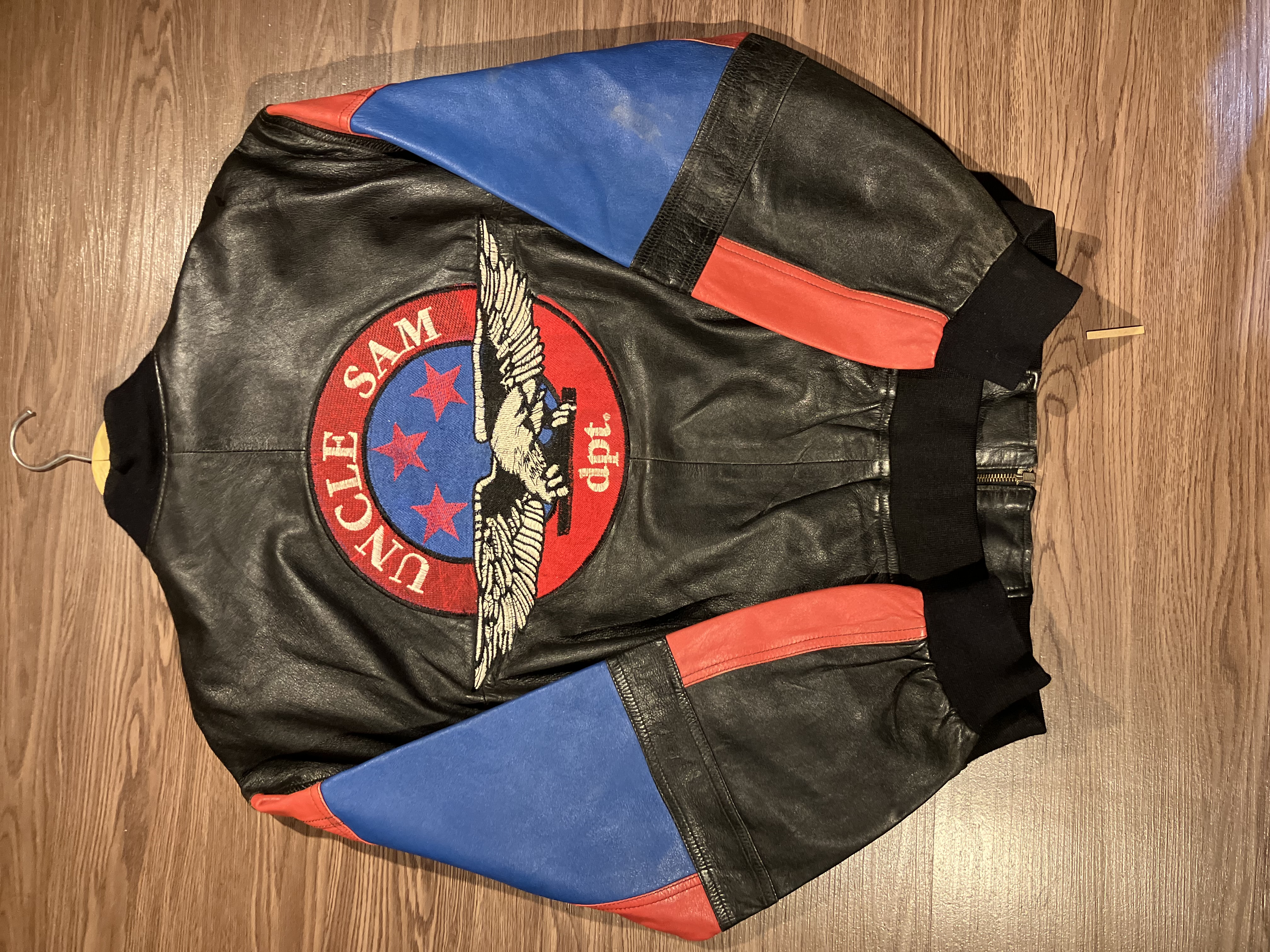 Uncle Sam Flight Leather Jacket