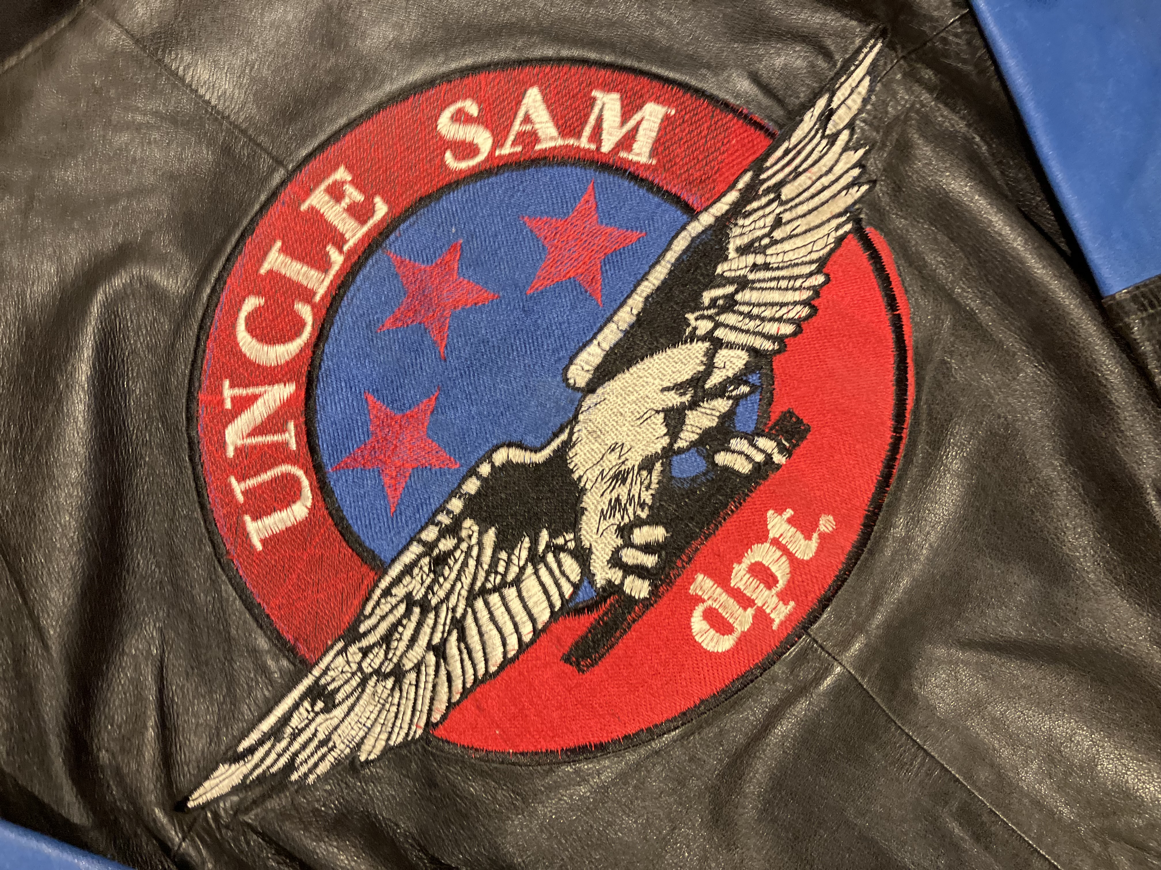 Uncle Sam Flight Leather Jacket