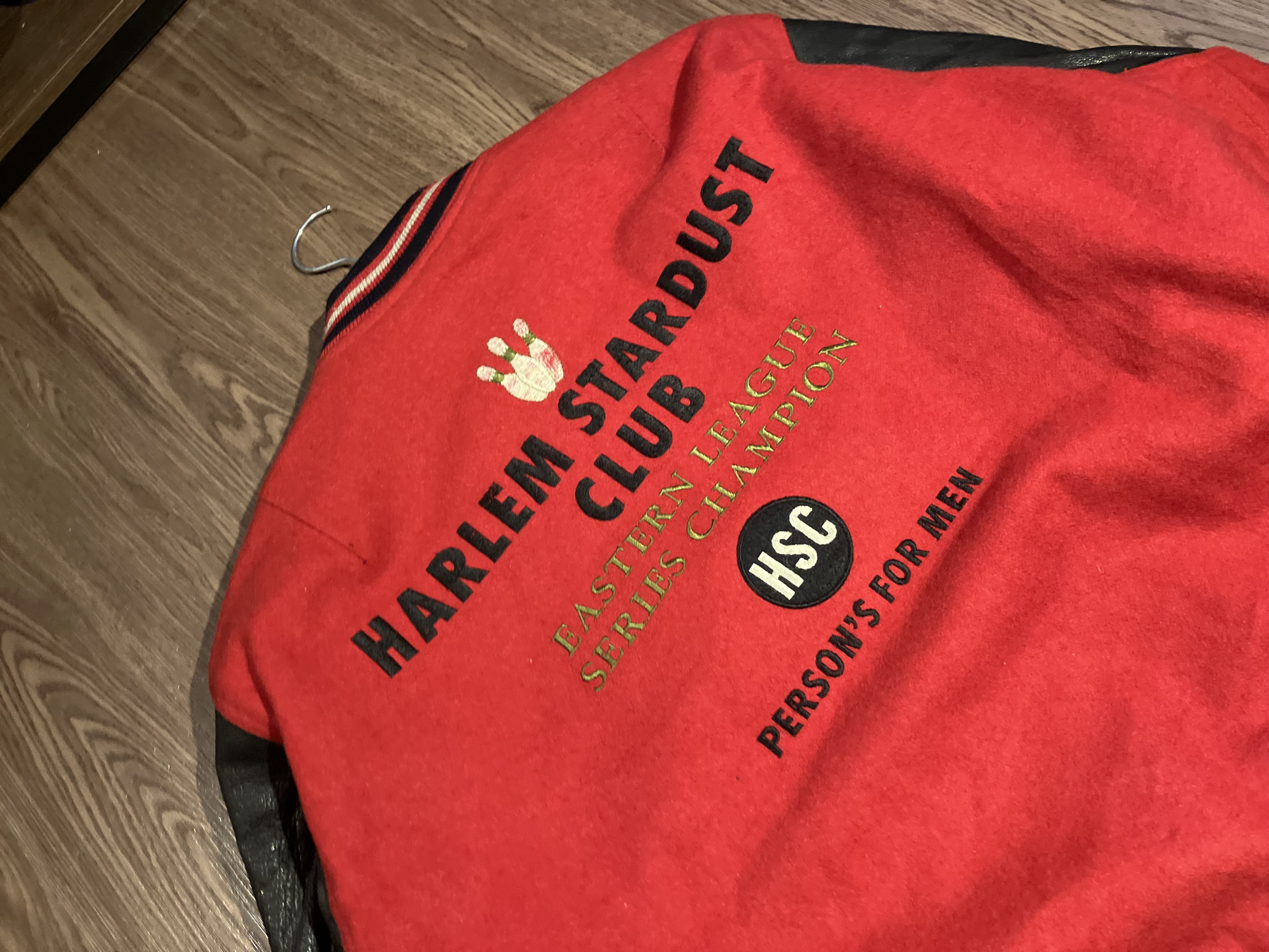 PPFM Mix Wool Leather Varsity Jacket