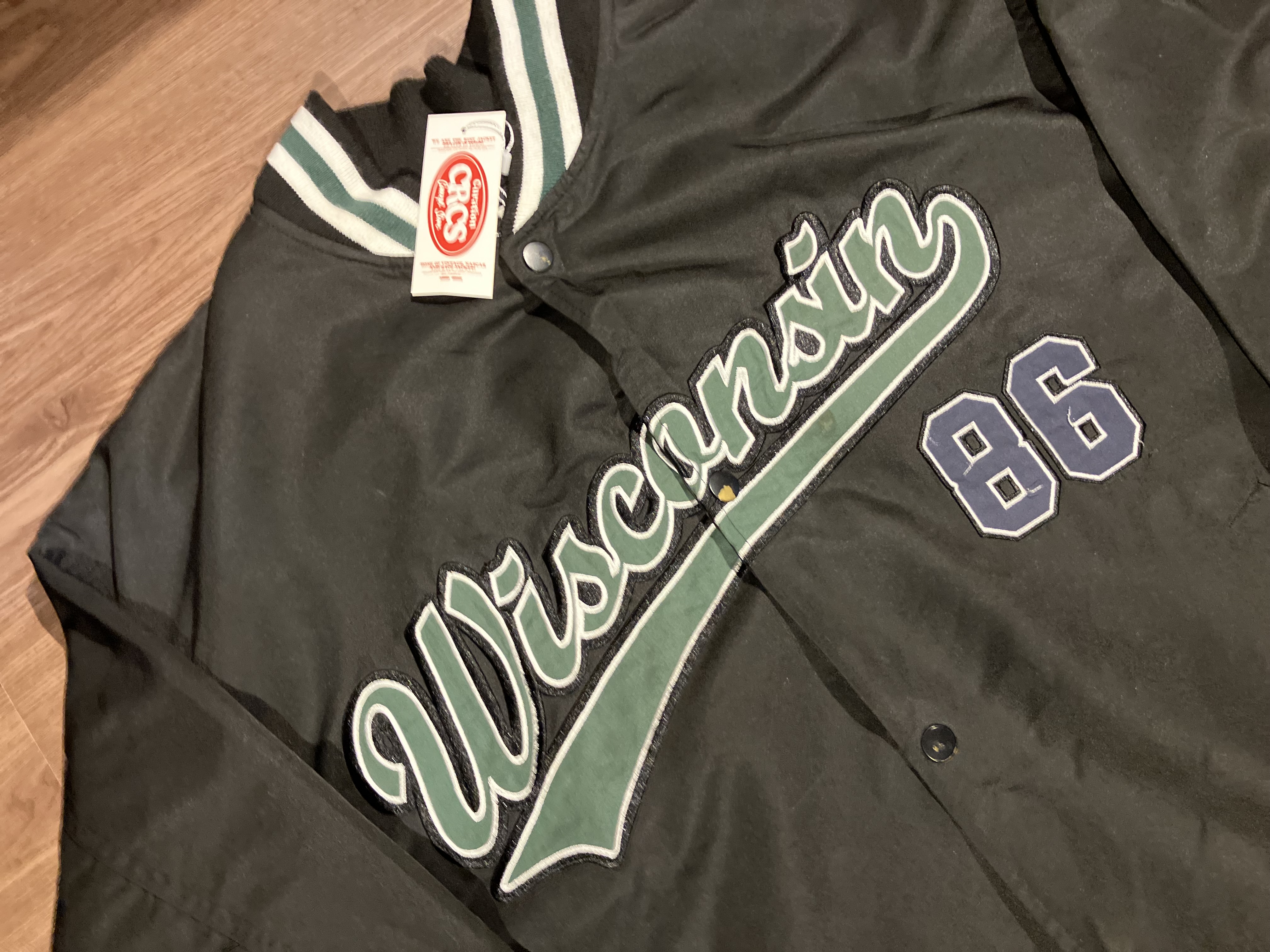 [L] Wisconsin Varsity Jacket