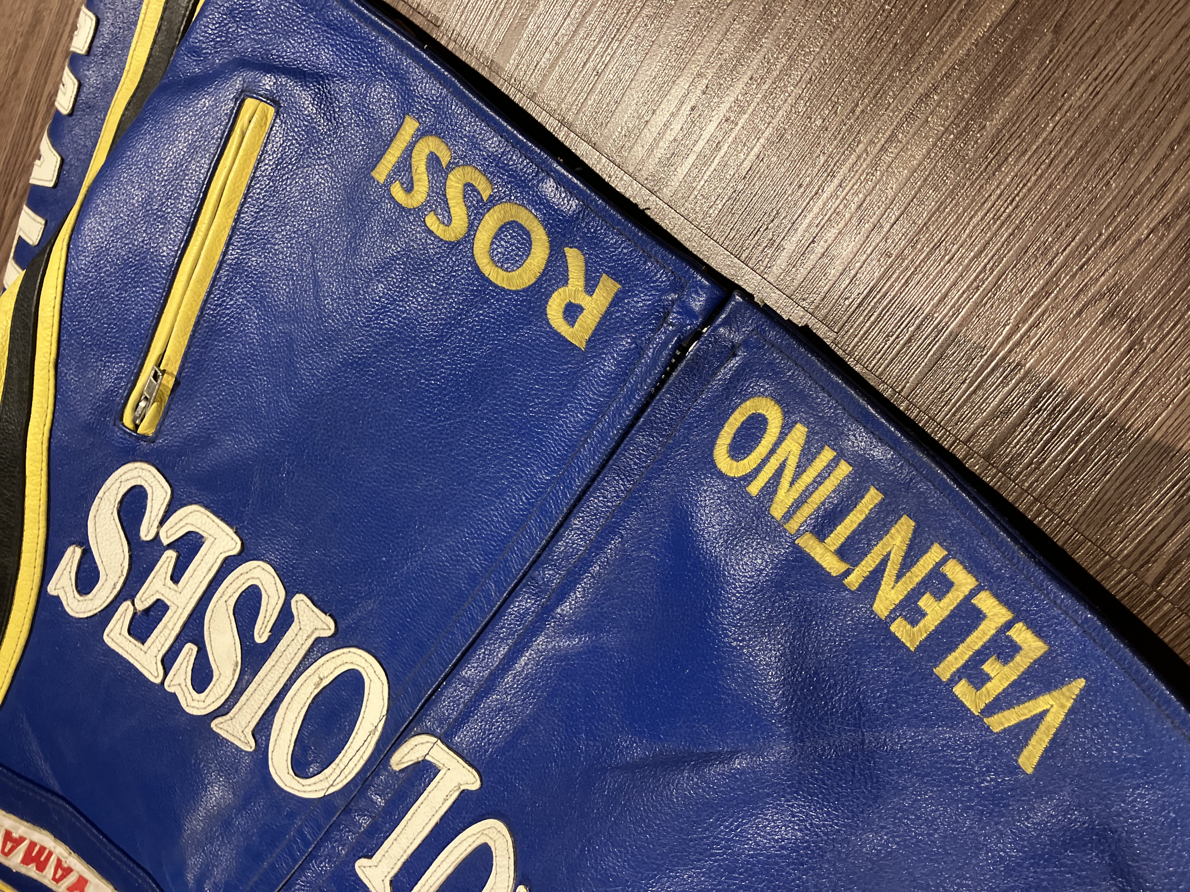 [L] Vintage Yamaha VR46 Gauloises Genuine Leather Racing Jacket