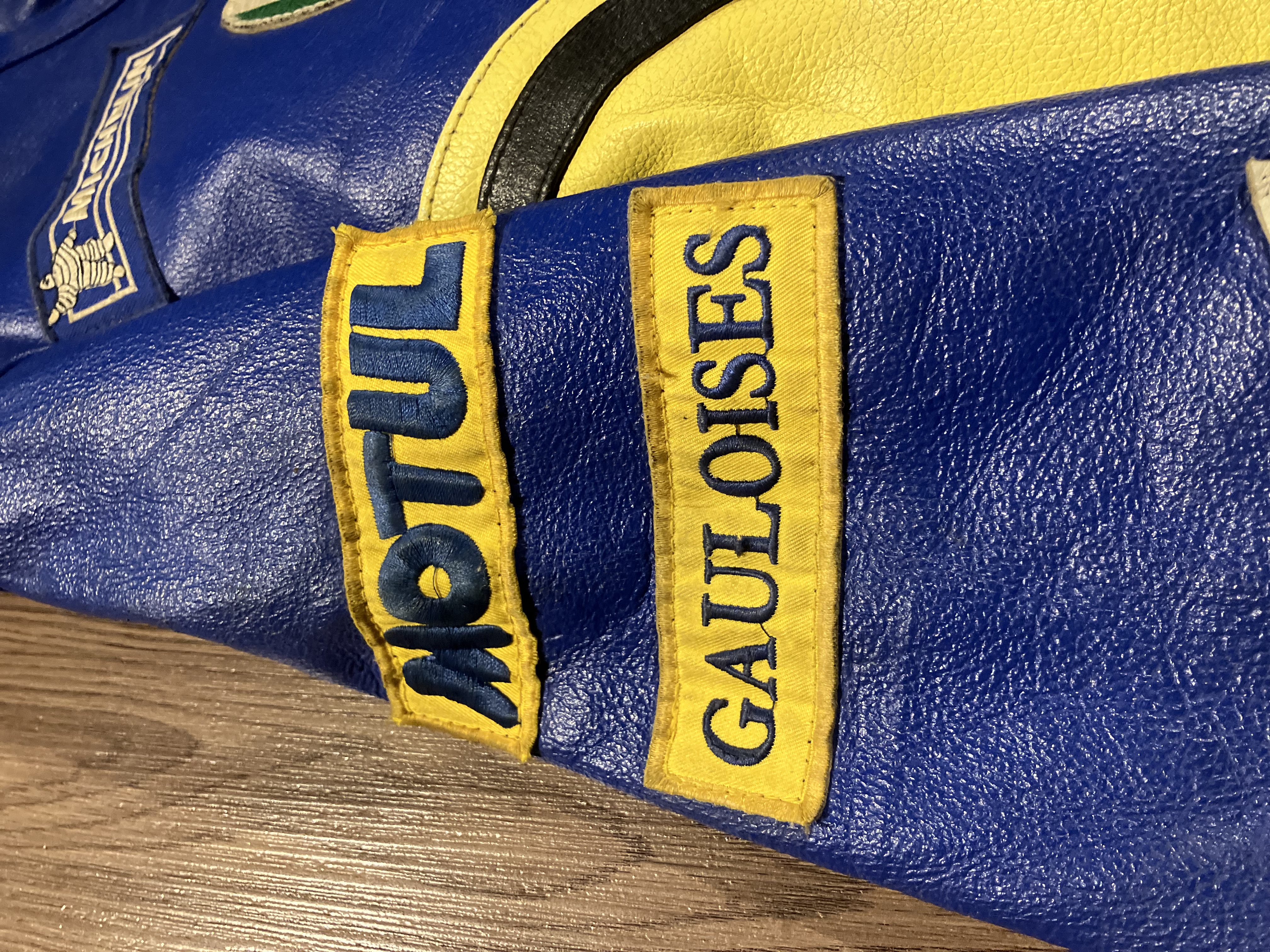 [L] Vintage Yamaha VR46 Gauloises Genuine Leather Racing Jacket