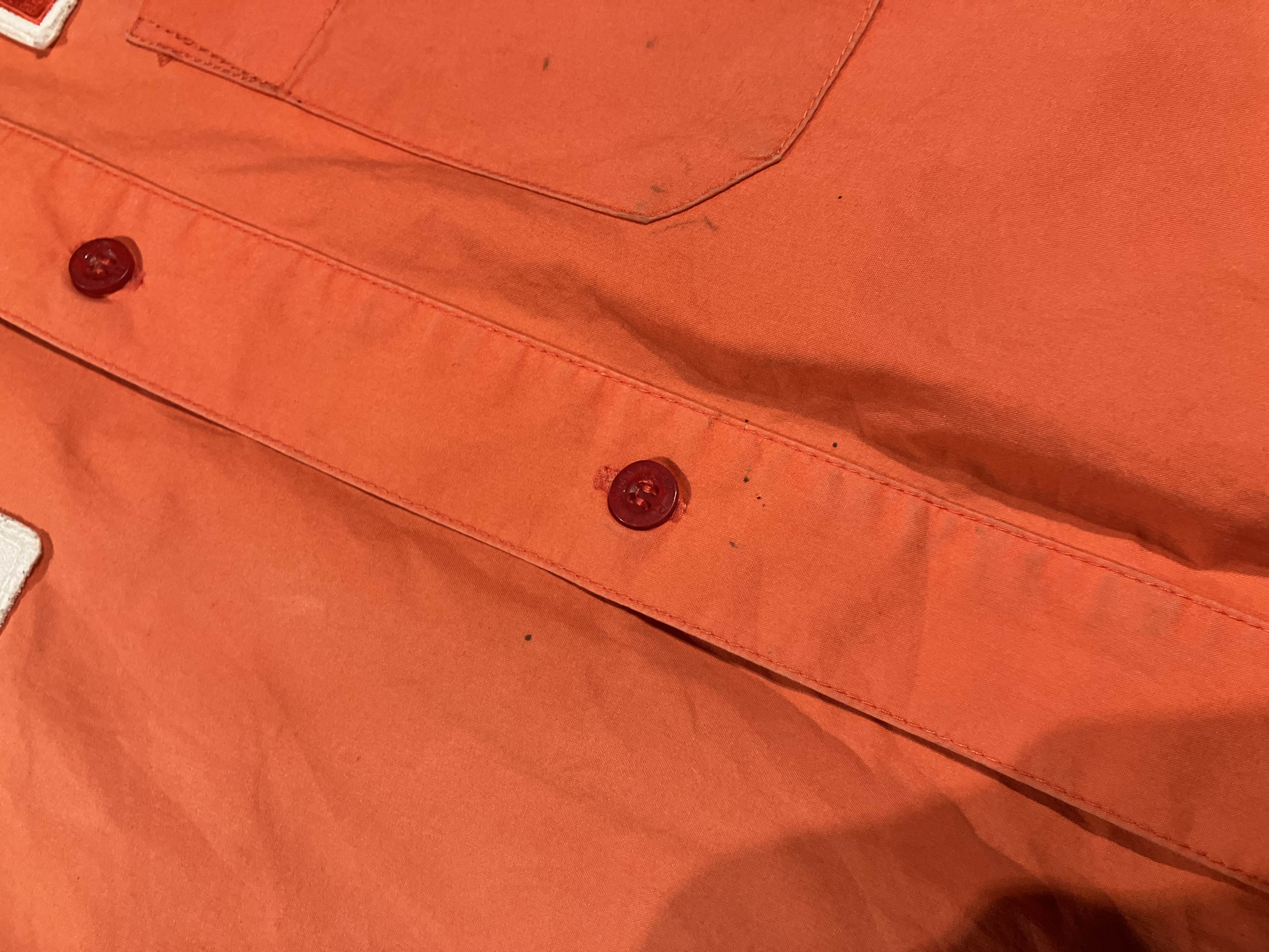 [M] Early 2000 Issue Scuderia Ferrari Team Logo Longsleeve Workshirt