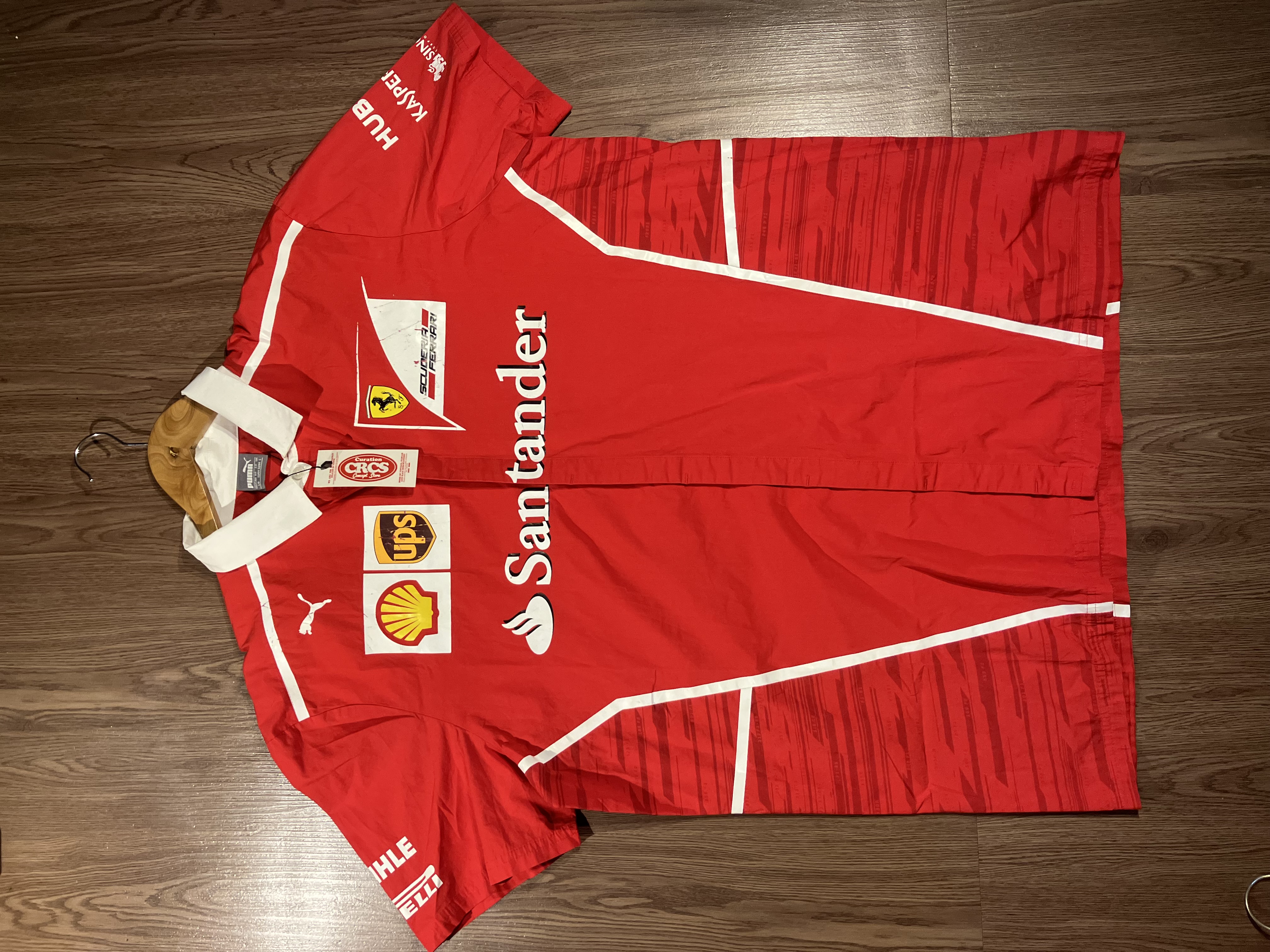 [XL] Ferrari Santander Team F1 Racing Work Shirt