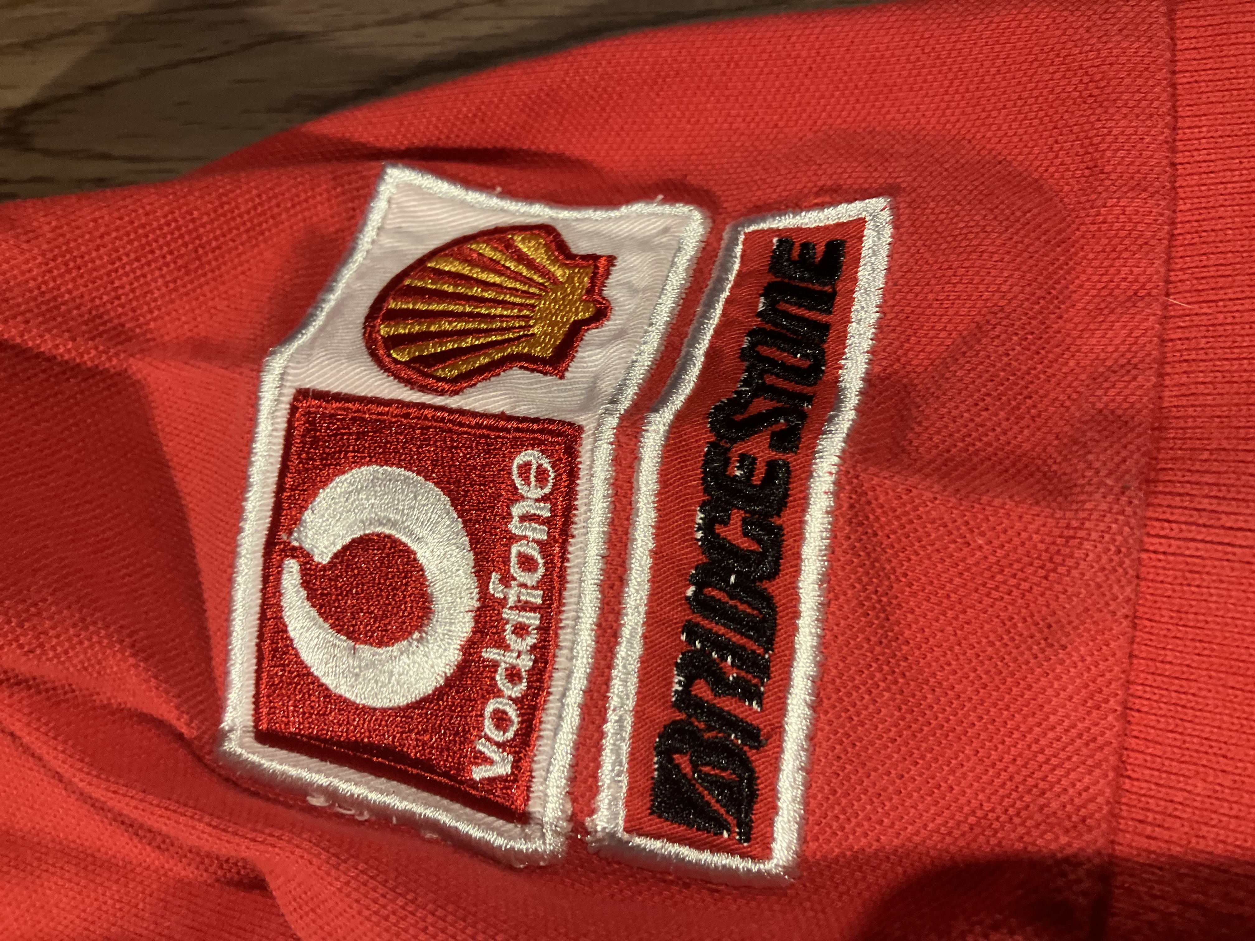 [L] 1996 Marlboro Scuderia Ferrari Team Logo Polo Shirt