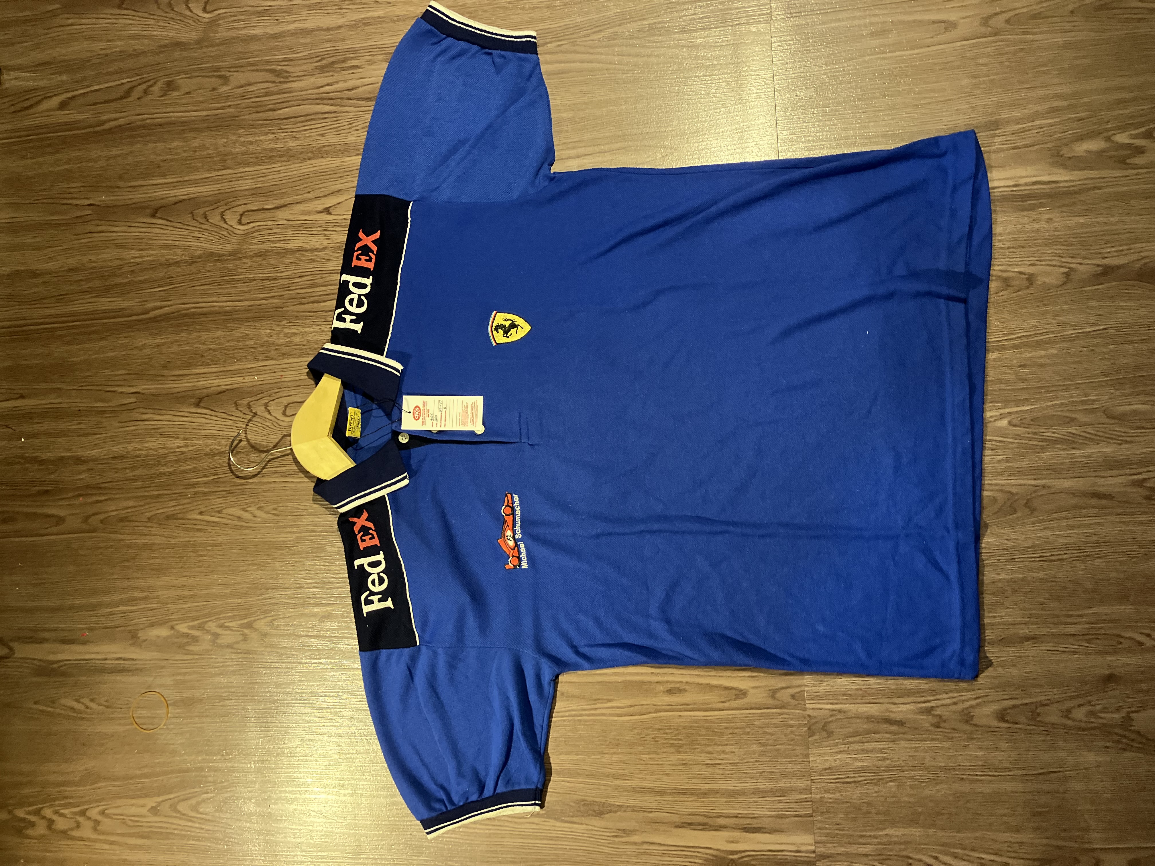 [L] 1996 Michael Schumacher Marlboro Ferrari Team Polo Shirt