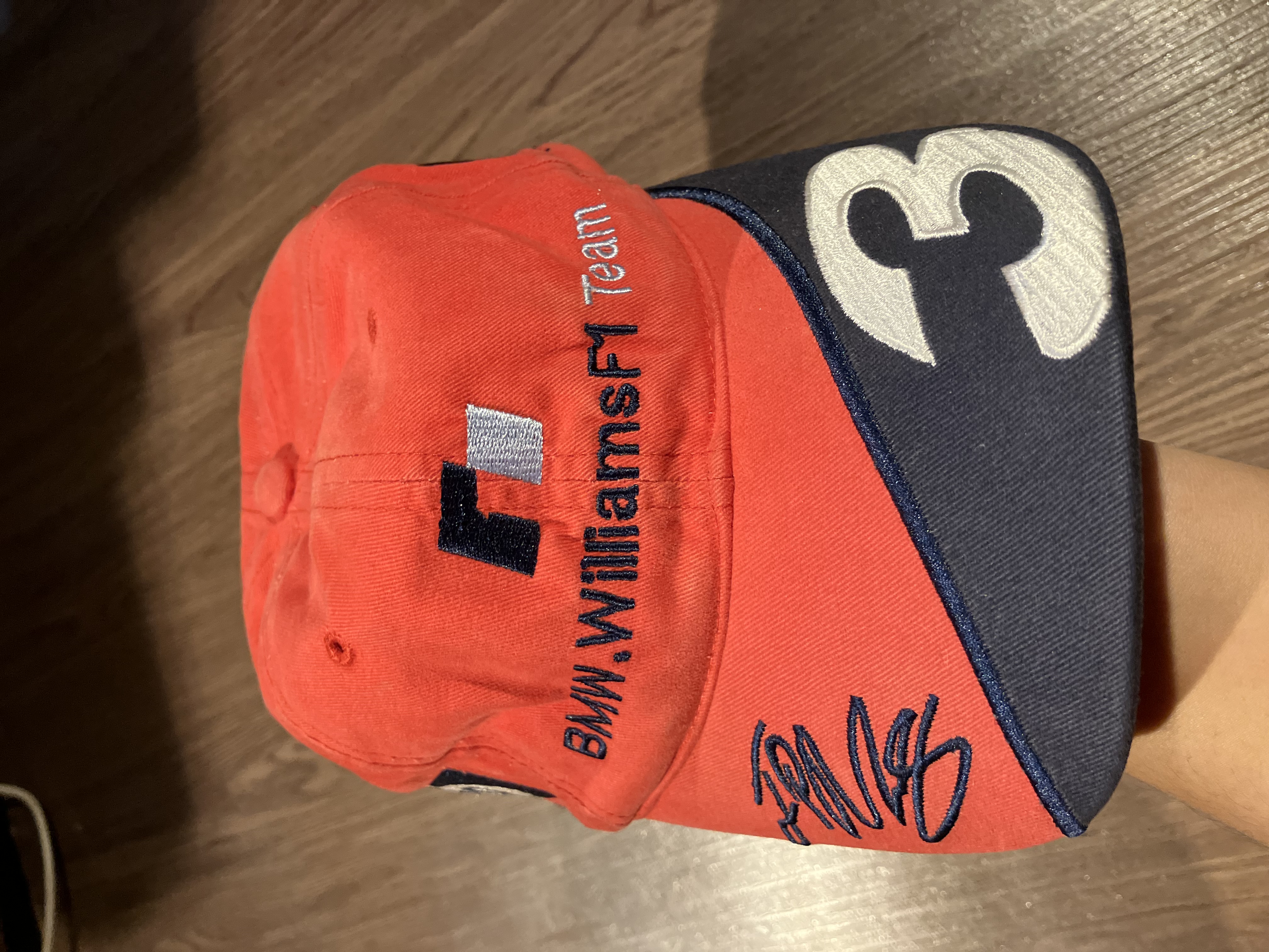 [OSFA] Bmw Williams 3Juan Pablo Montoya Embroidered Logo Cap