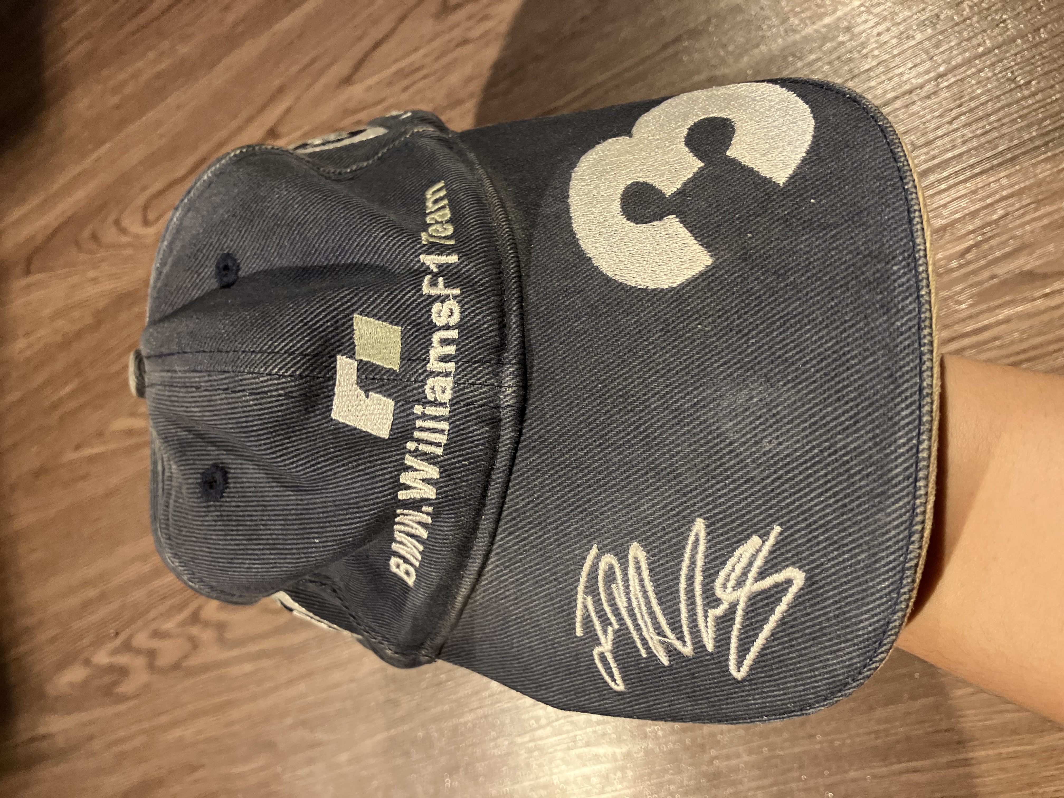 [OSFA] Bmw Williams 3Juan Pablo Montoya Embroidered Logo Cap