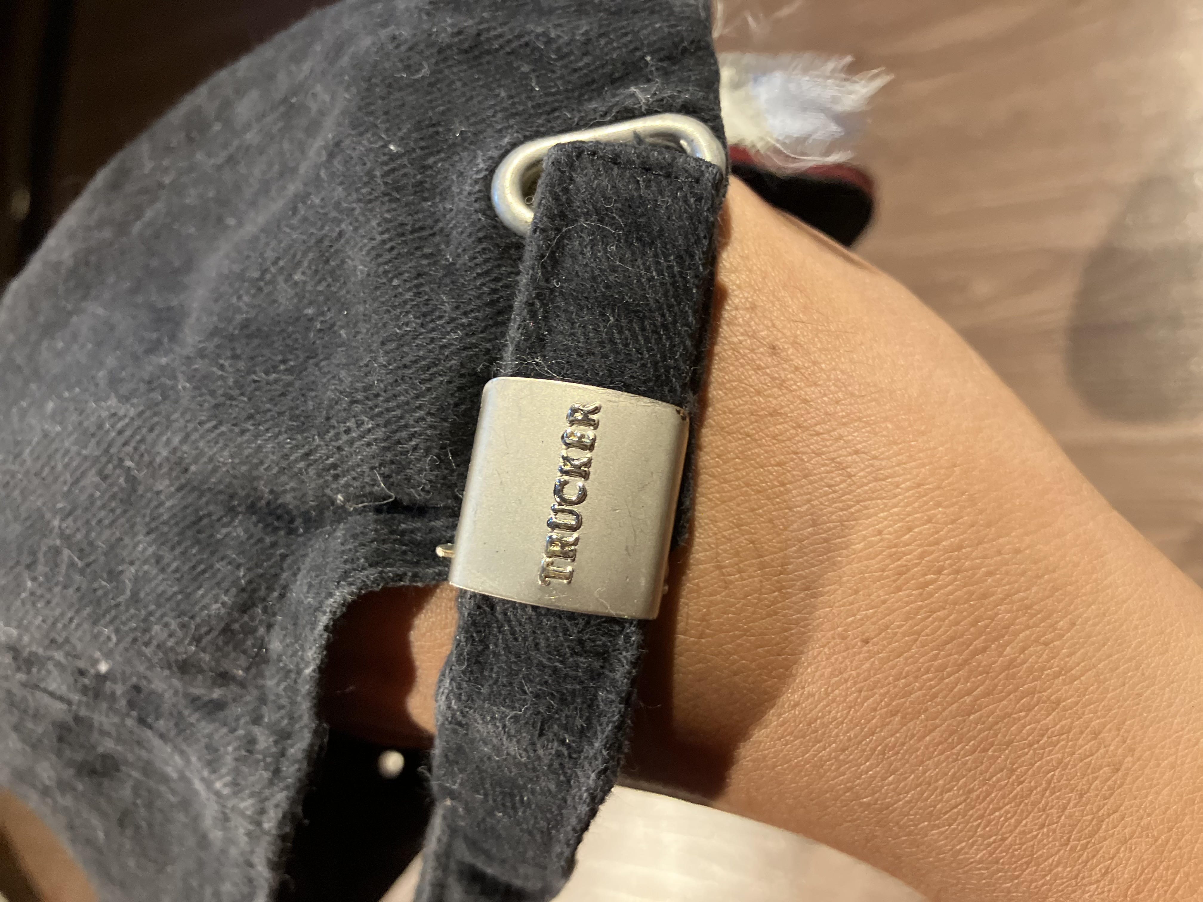 [OSFA] Mercedes Benz Leather Visor Embroidered Logo Trucker