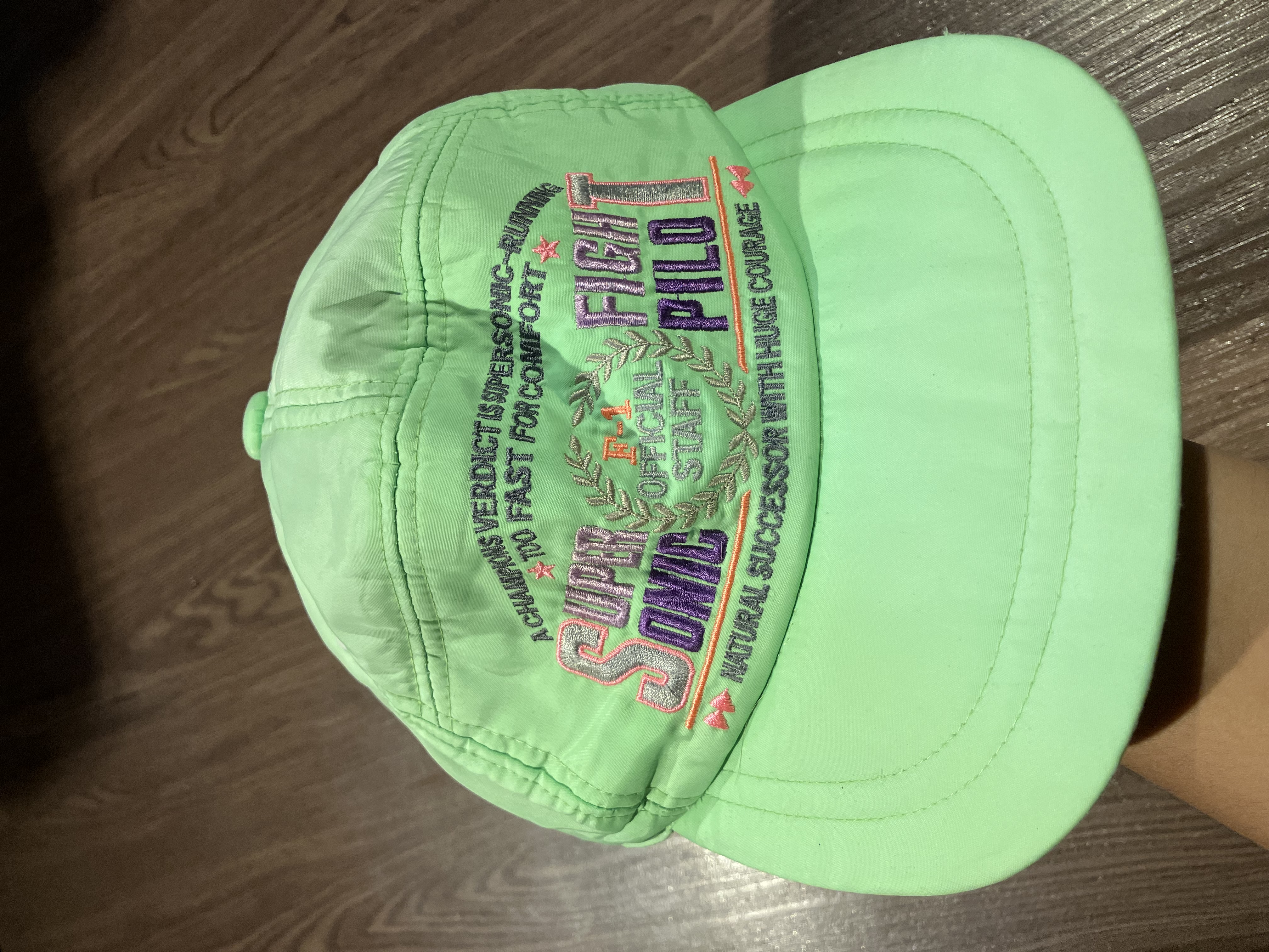 [OSFA] Super sonic Embroidered Logo Cap