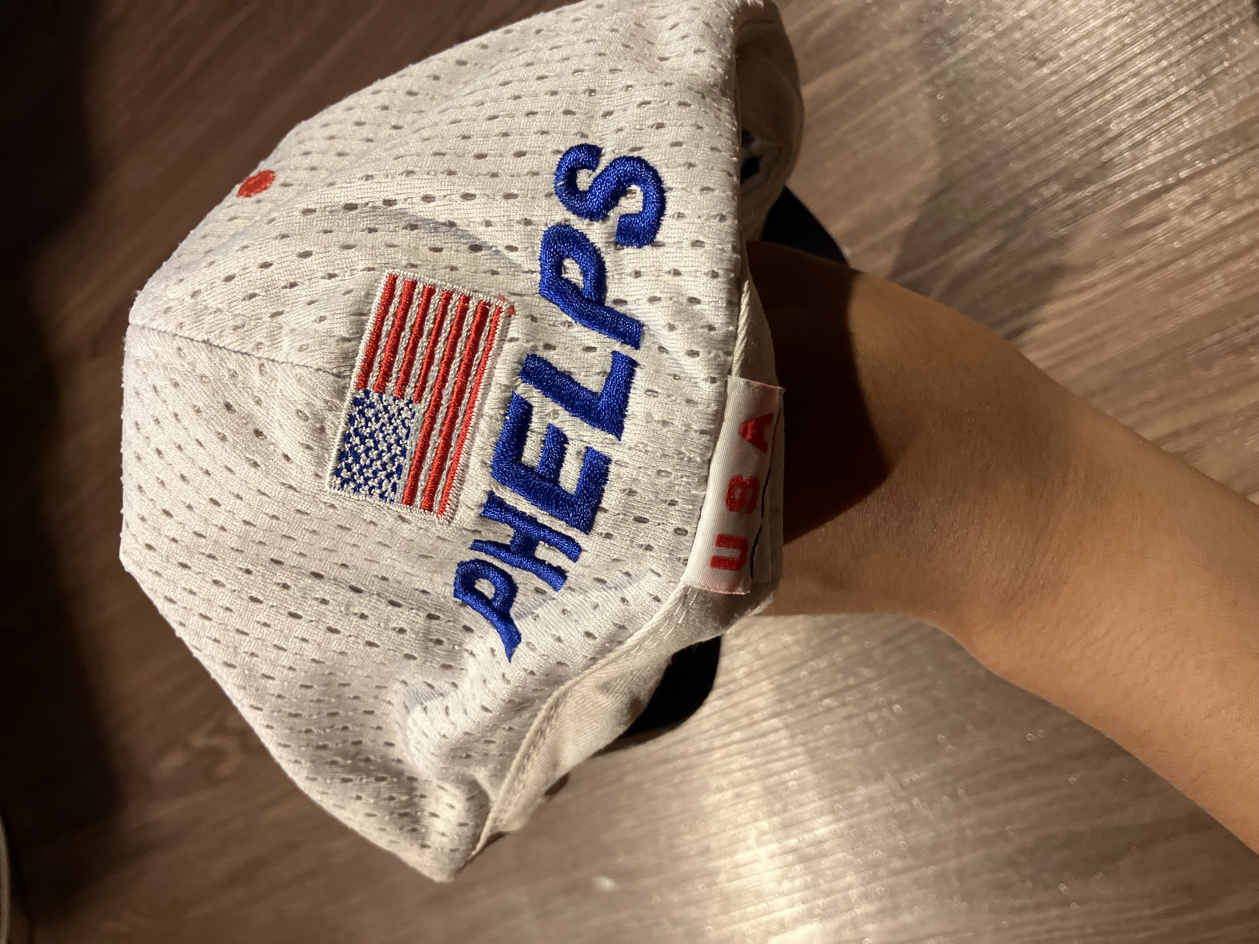[OSFA] Phelps Olympic USA Embroidered Logo Cap