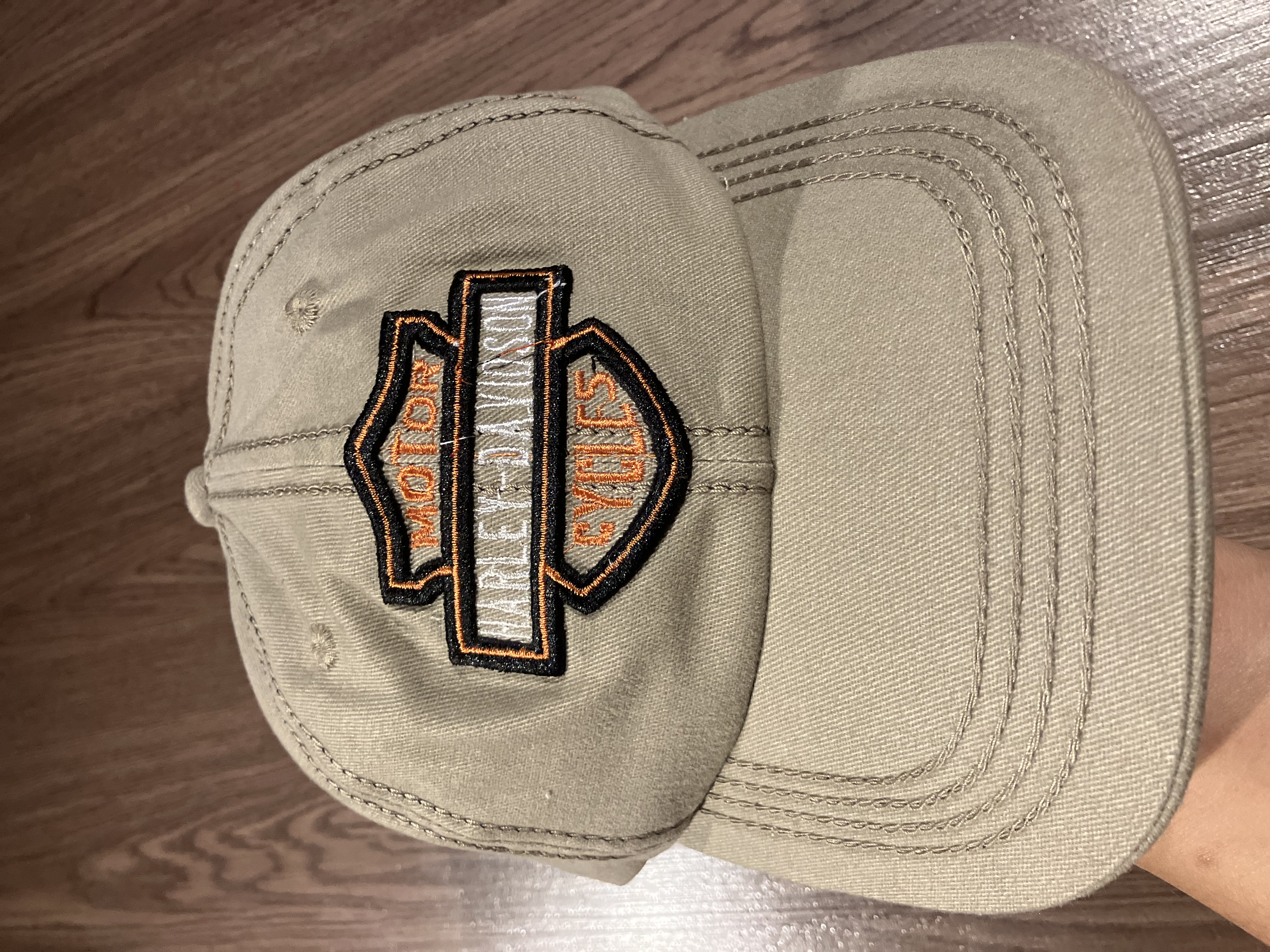 [OSFA] Harley Davidson Embroidered Logo Cap