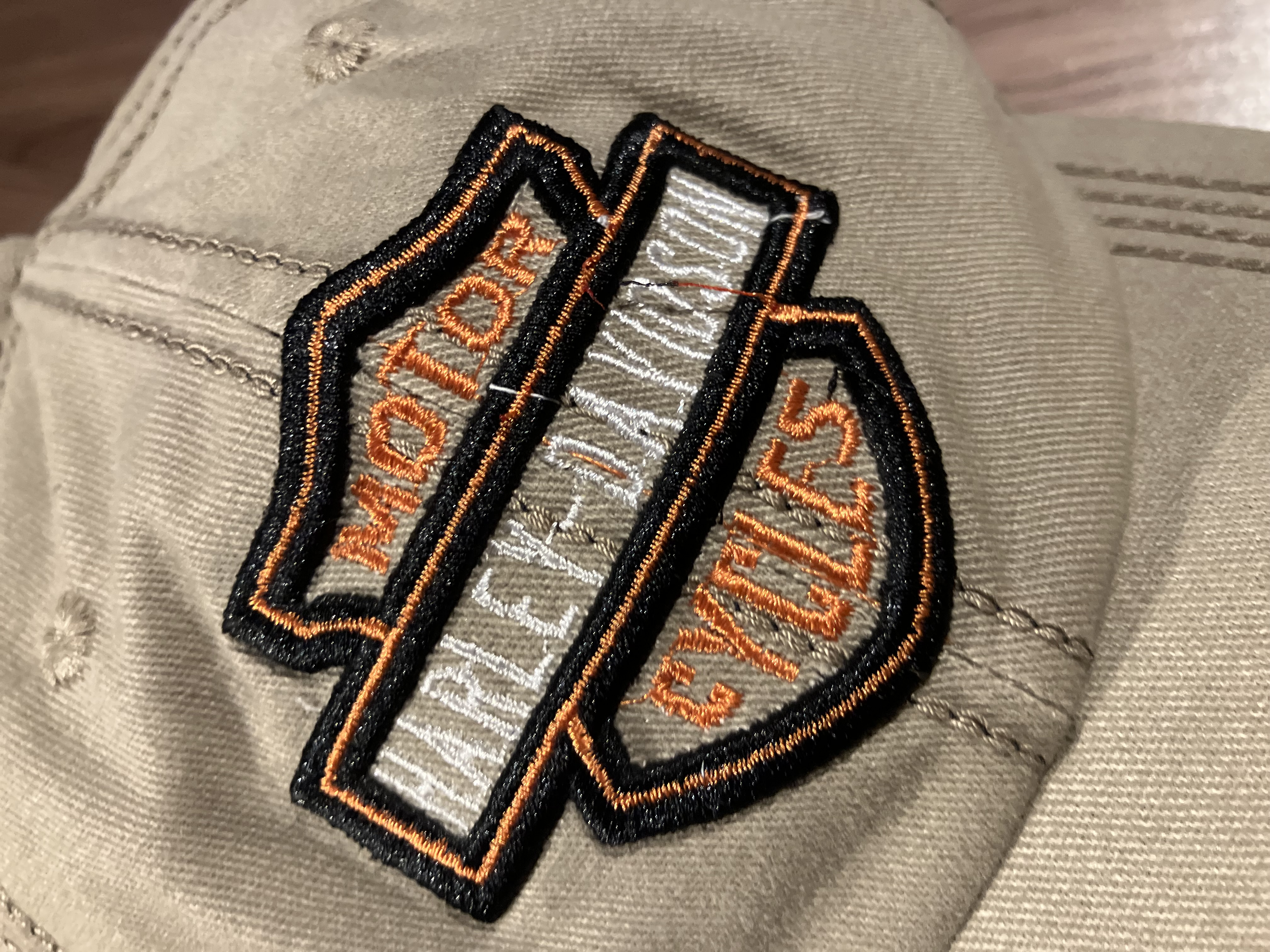 [OSFA] Harley Davidson Embroidered Logo Cap