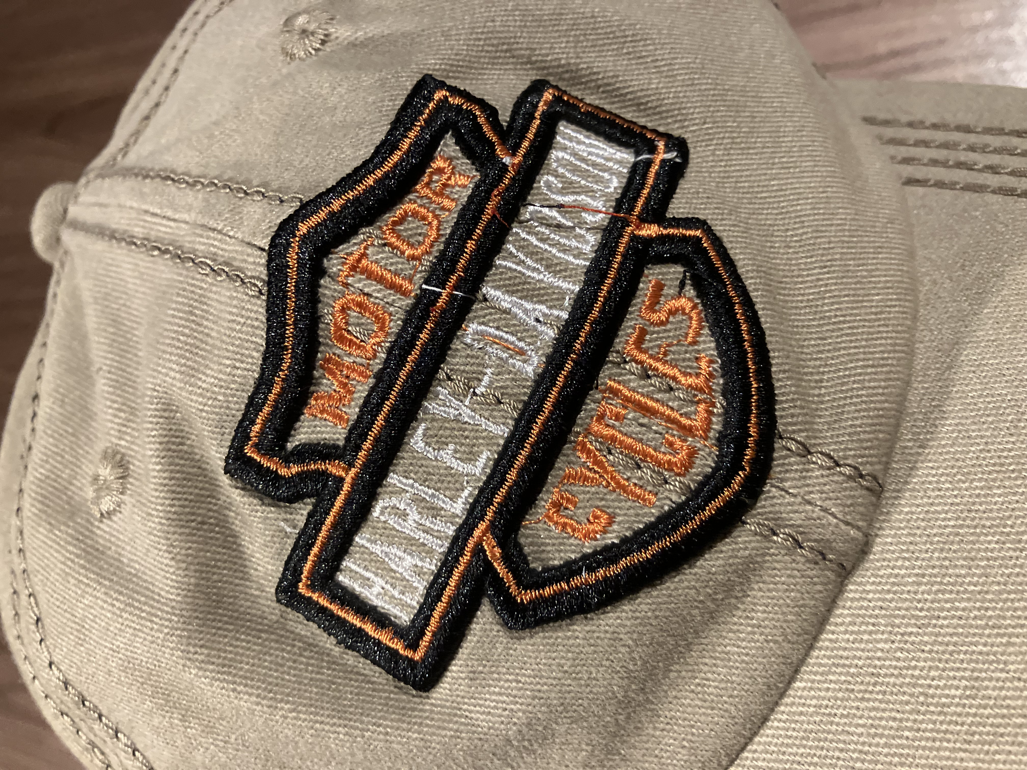 [OSFA] Harley Davidson Embroidered Logo Cap