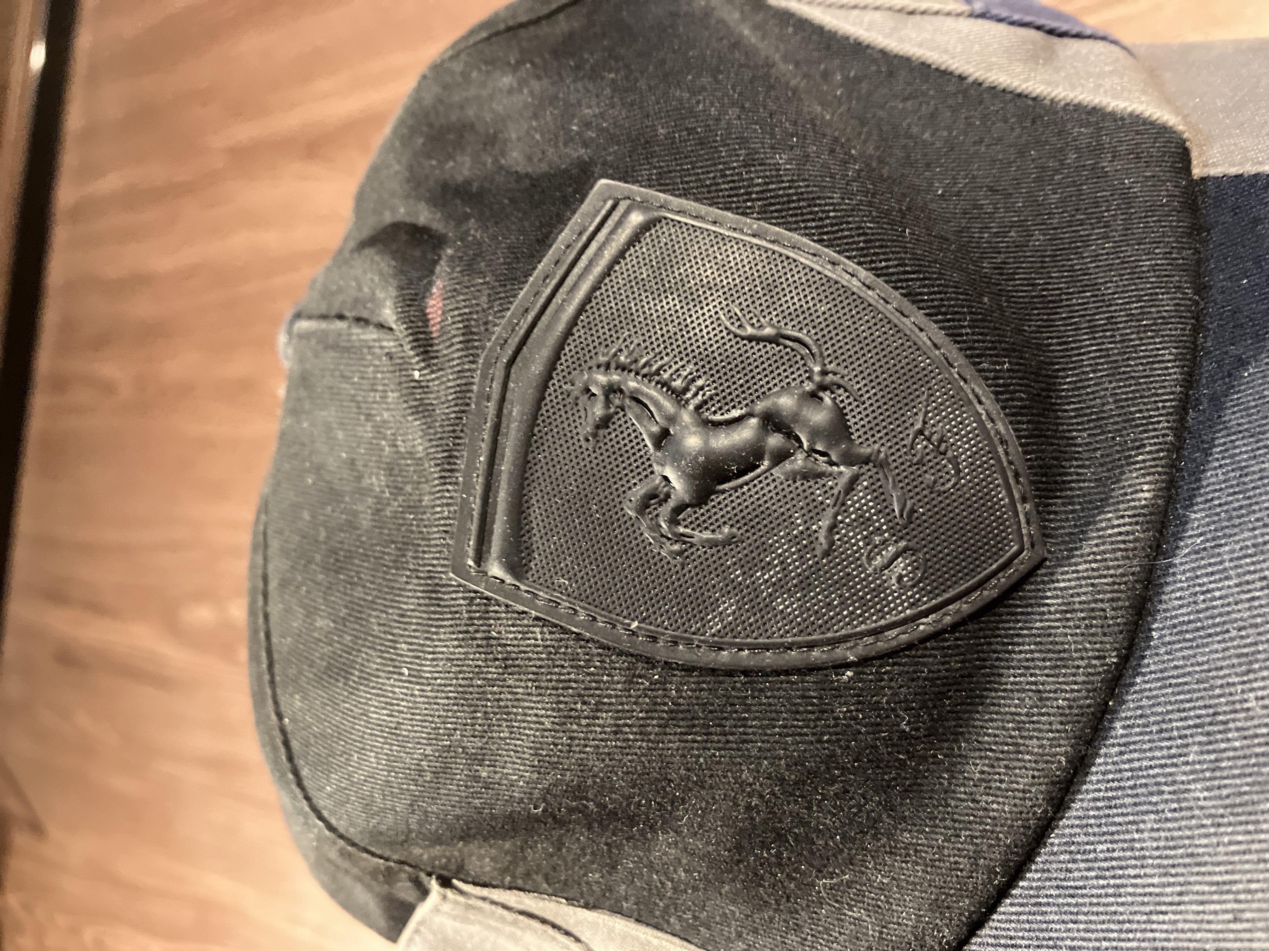 [OSFA] Puma Ferrari Embossed Leather Logo Cap