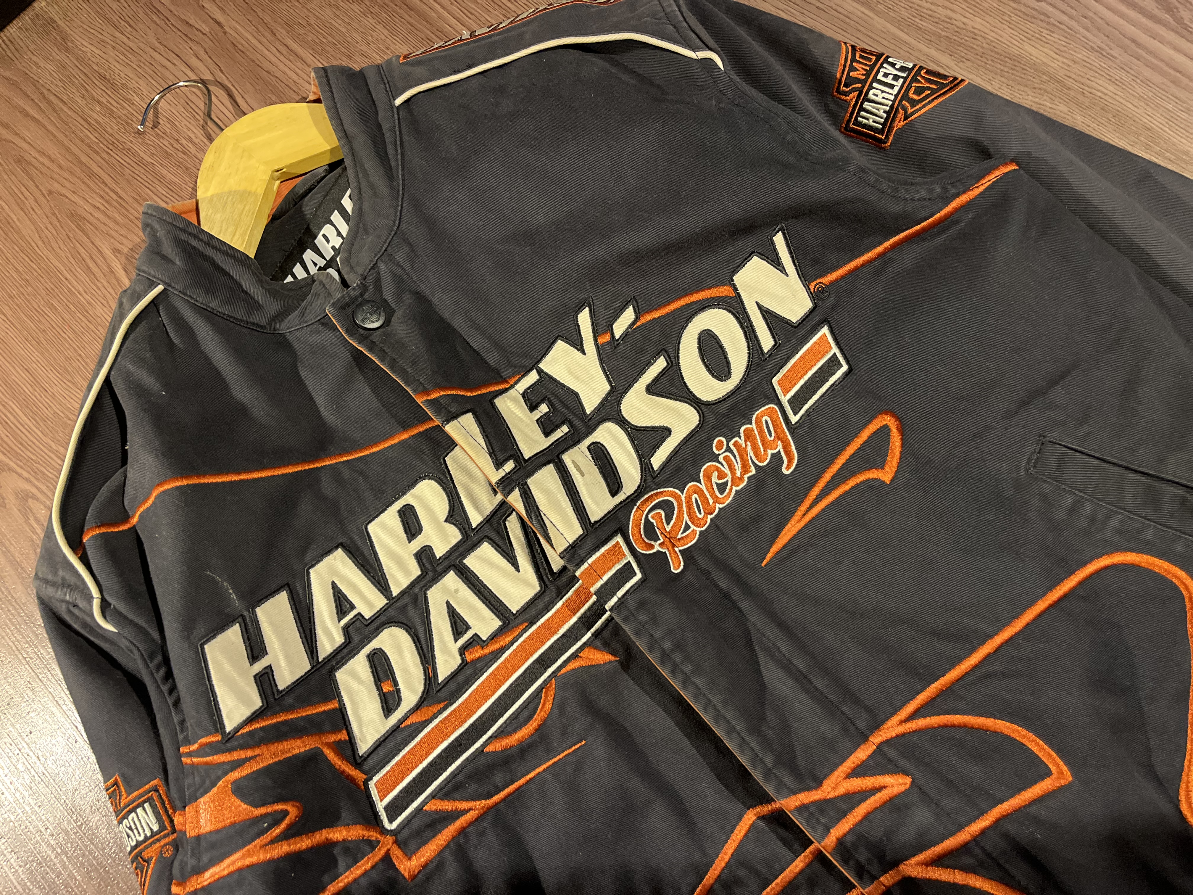 [L] HARLEY DAVIDSON Screamin Eagle Racing Jacket