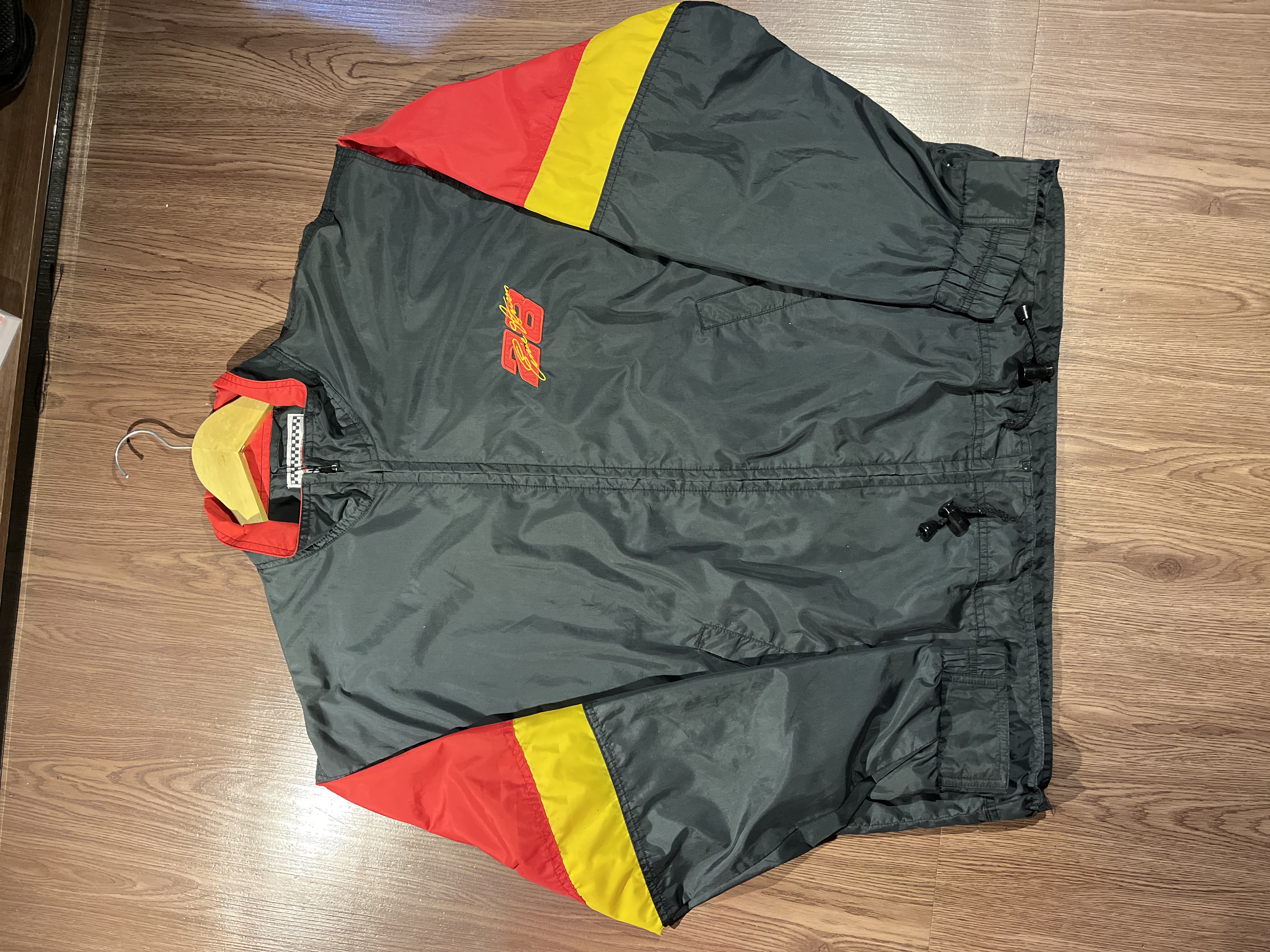 [XL] Nascar Nutmeg Windbreaker 24 Earnie Irvan