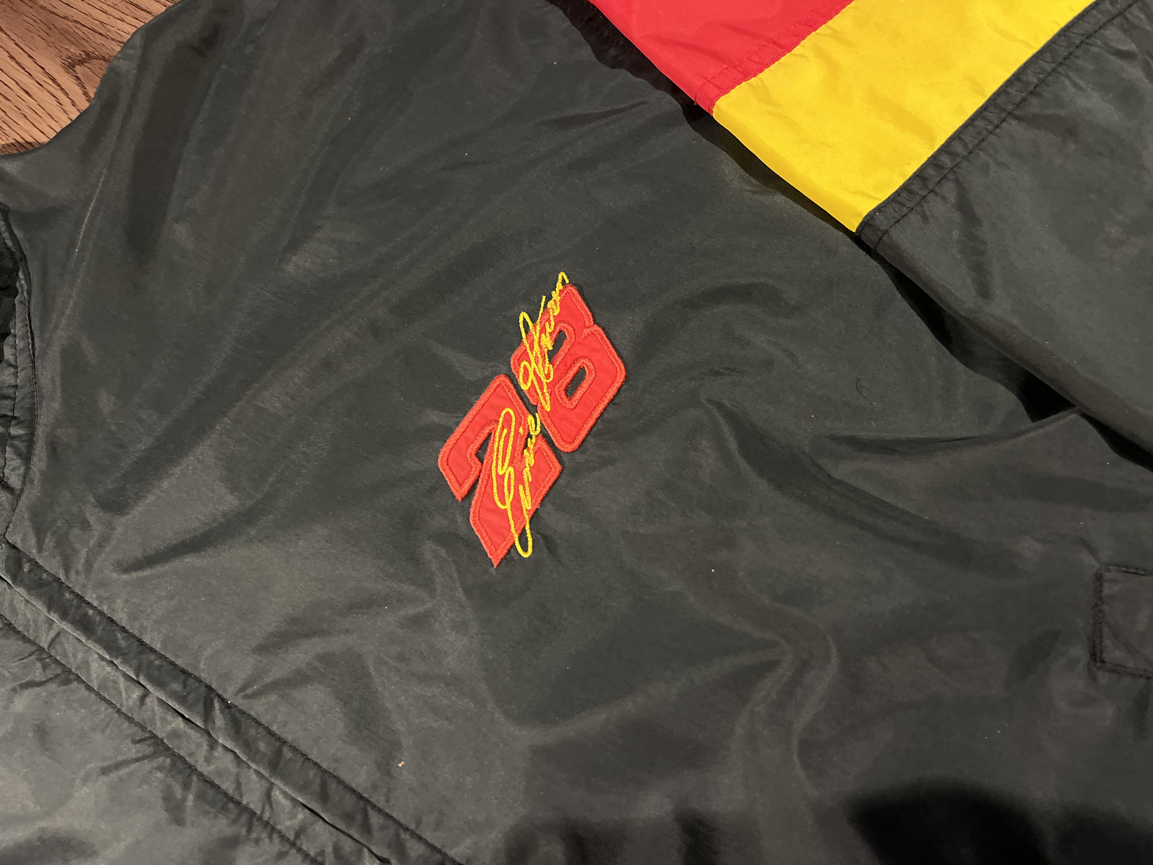 [XL] Nascar Nutmeg Windbreaker 24 Earnie Irvan