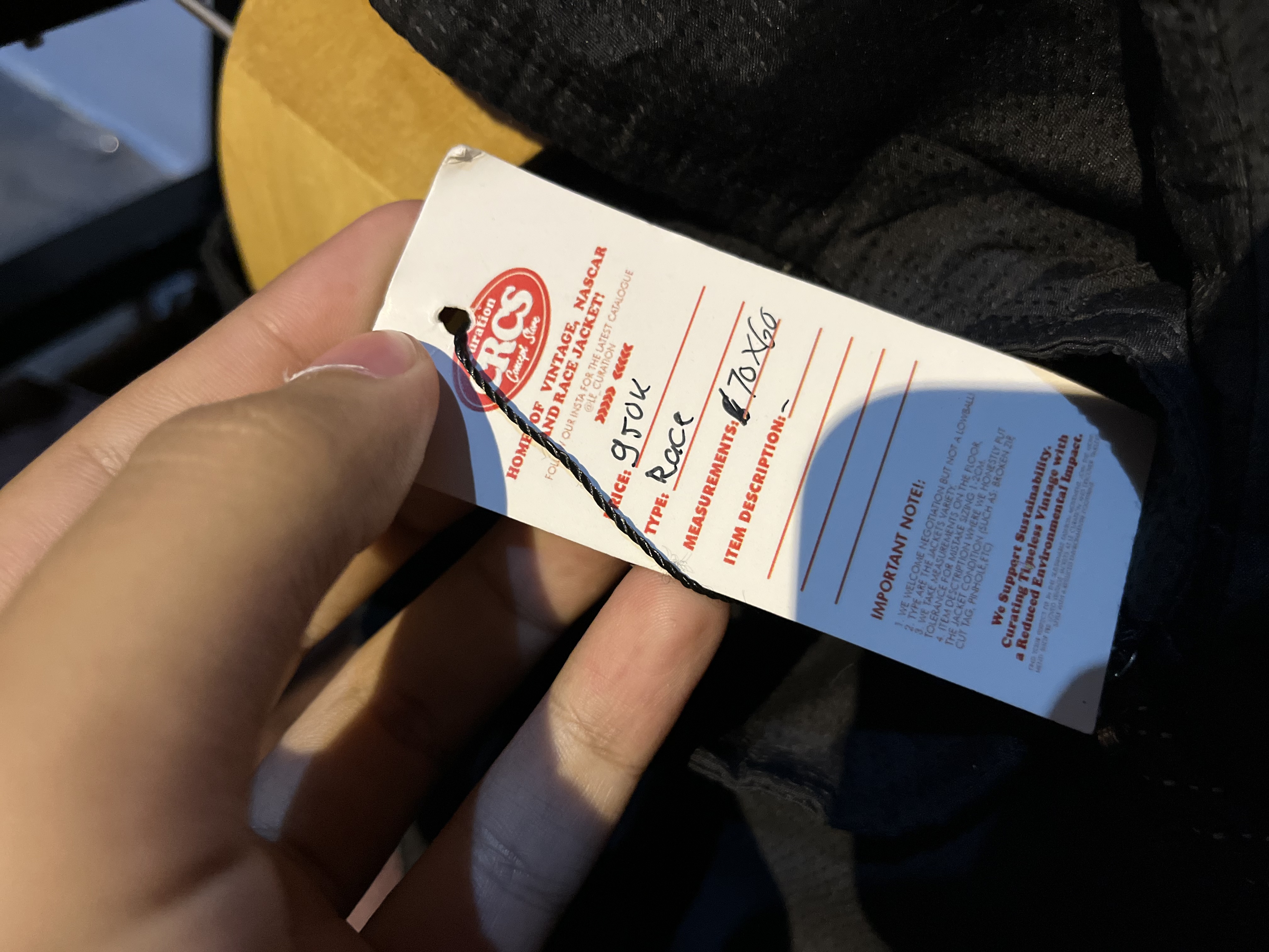 [M] J Cosi Race Spirit Race Jacket looks like benetton bomber jacket