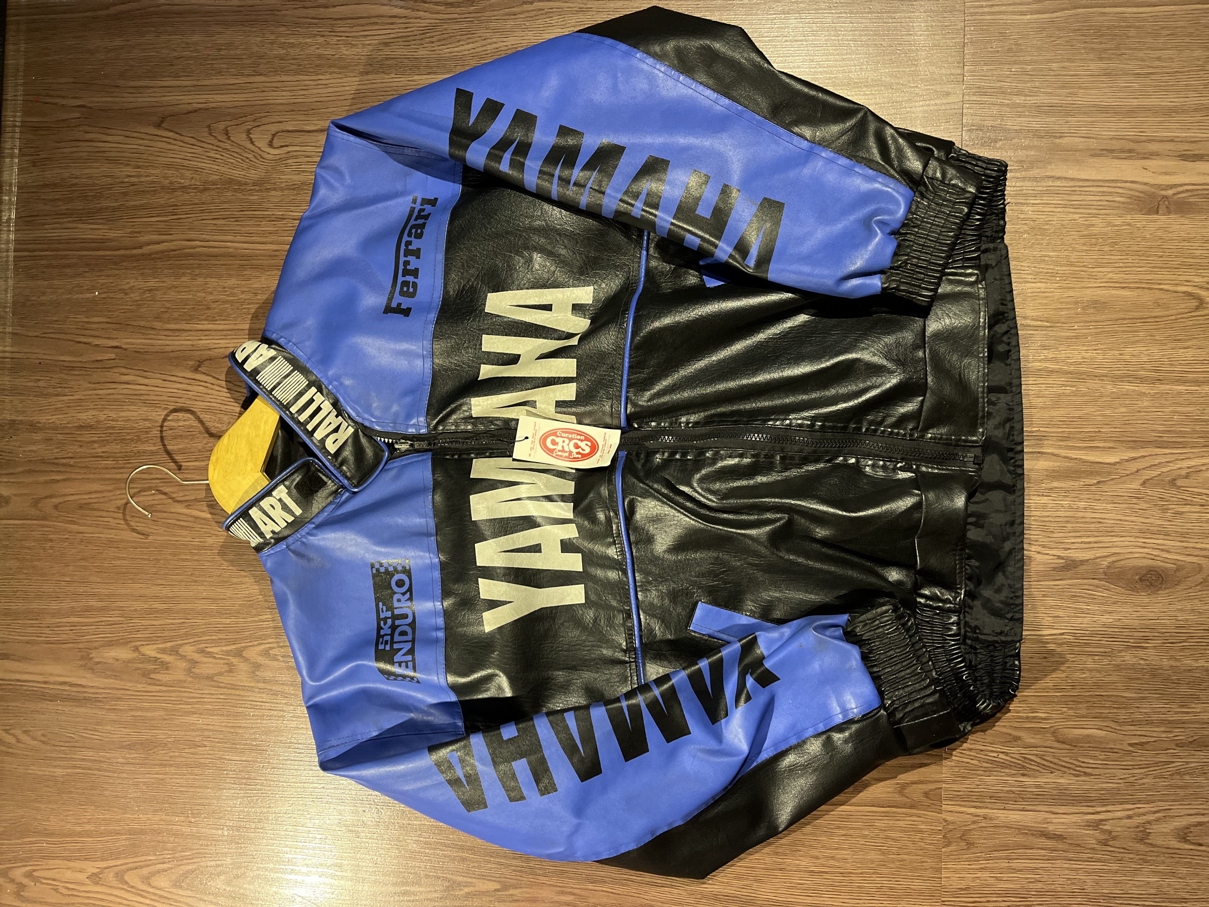 [L] Yamaha Motorex Bike Leather Race Jacket