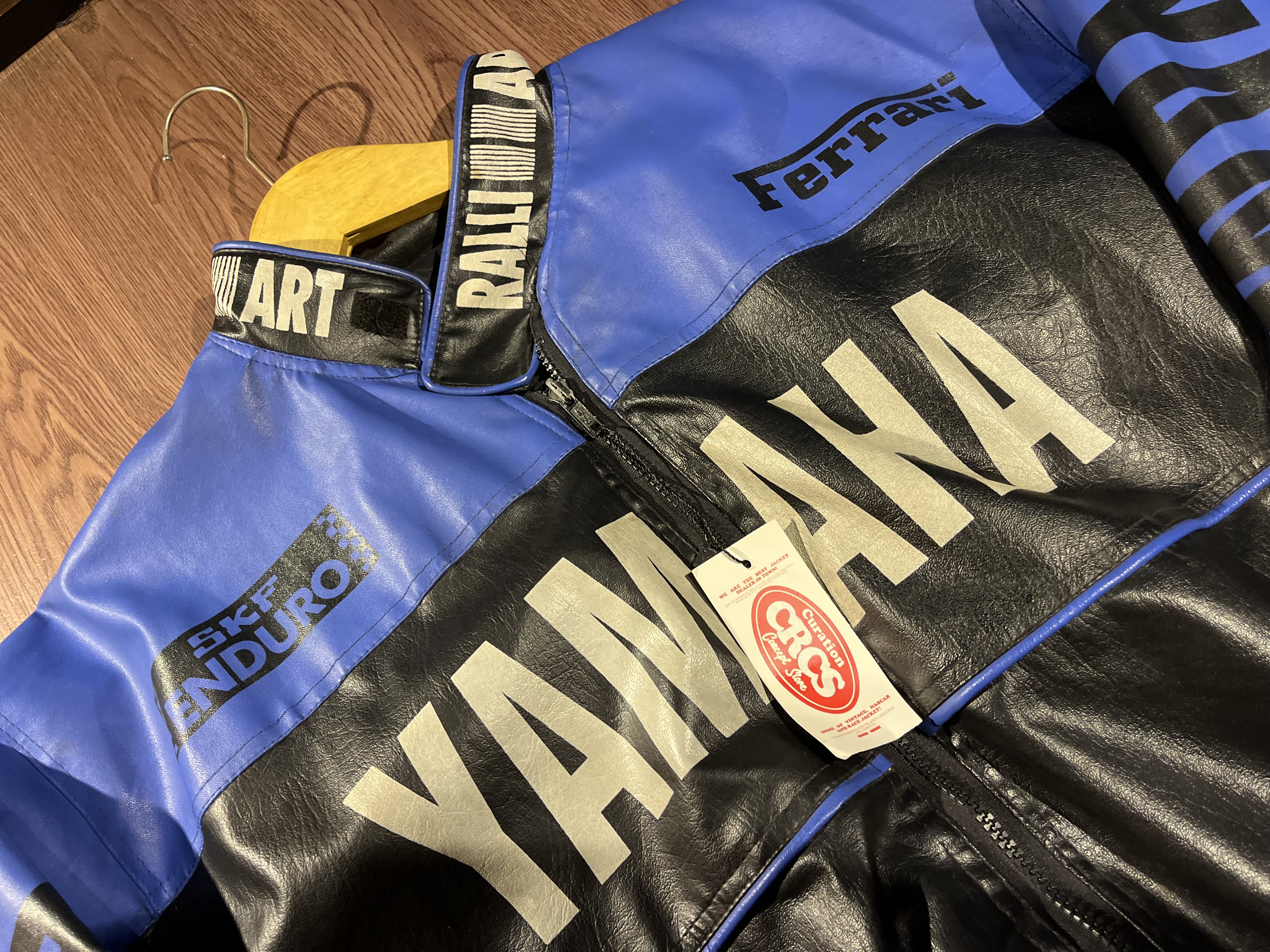 [L] Yamaha Motorex Bike Leather Race Jacket