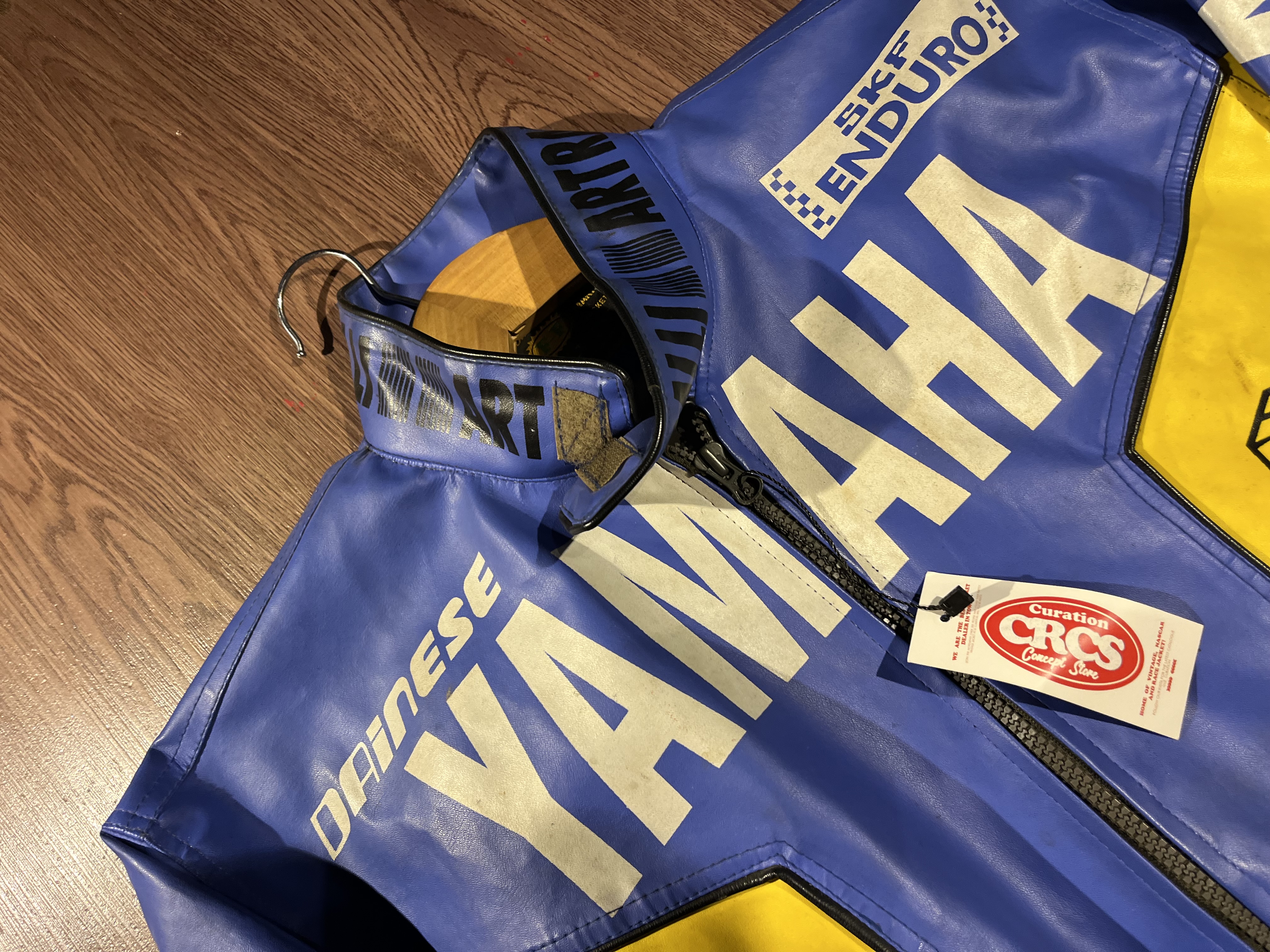 [L] Vintage Yamaha Motul Team Race Leather Jacket