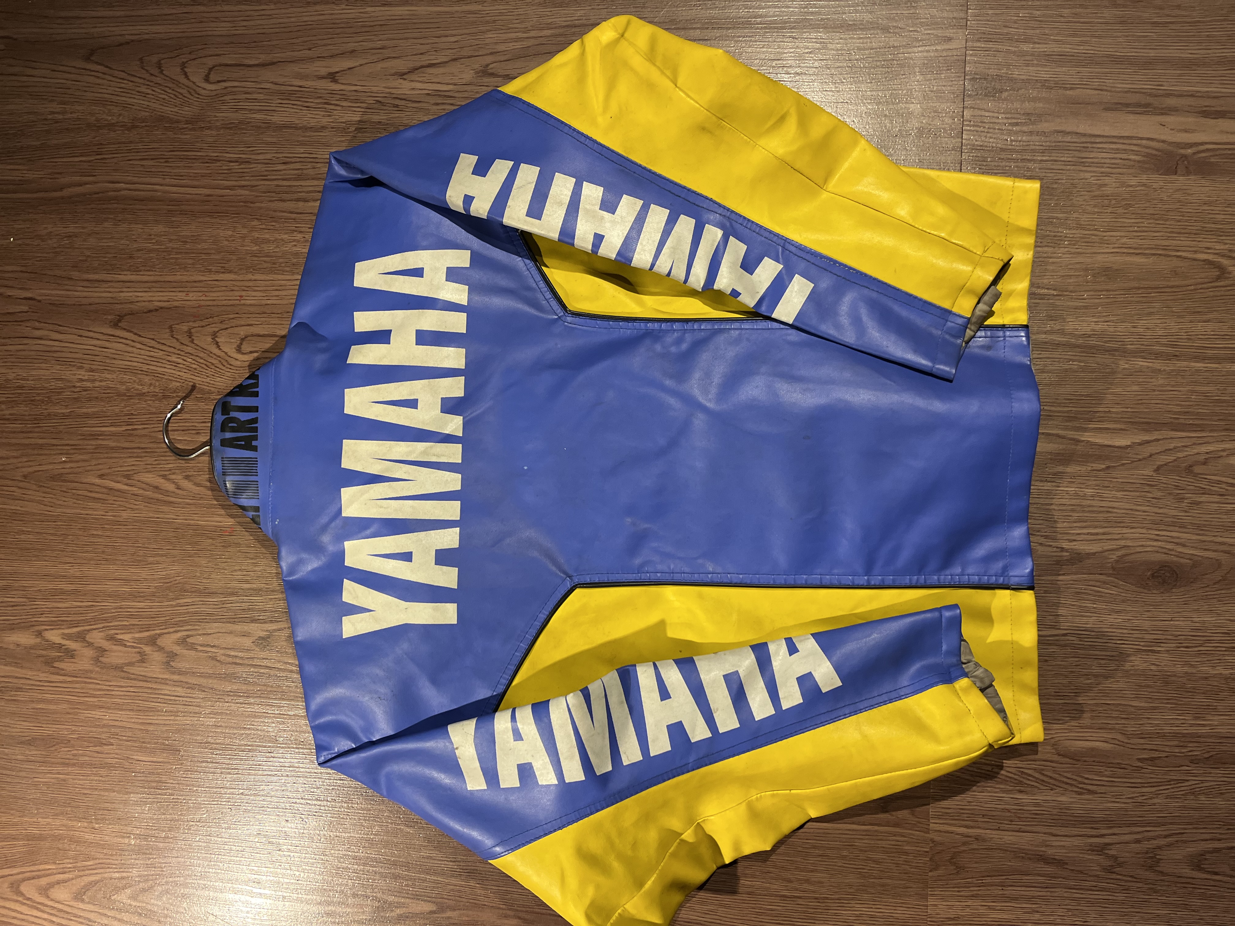 [L] Vintage Yamaha Motul Team Race Leather Jacket