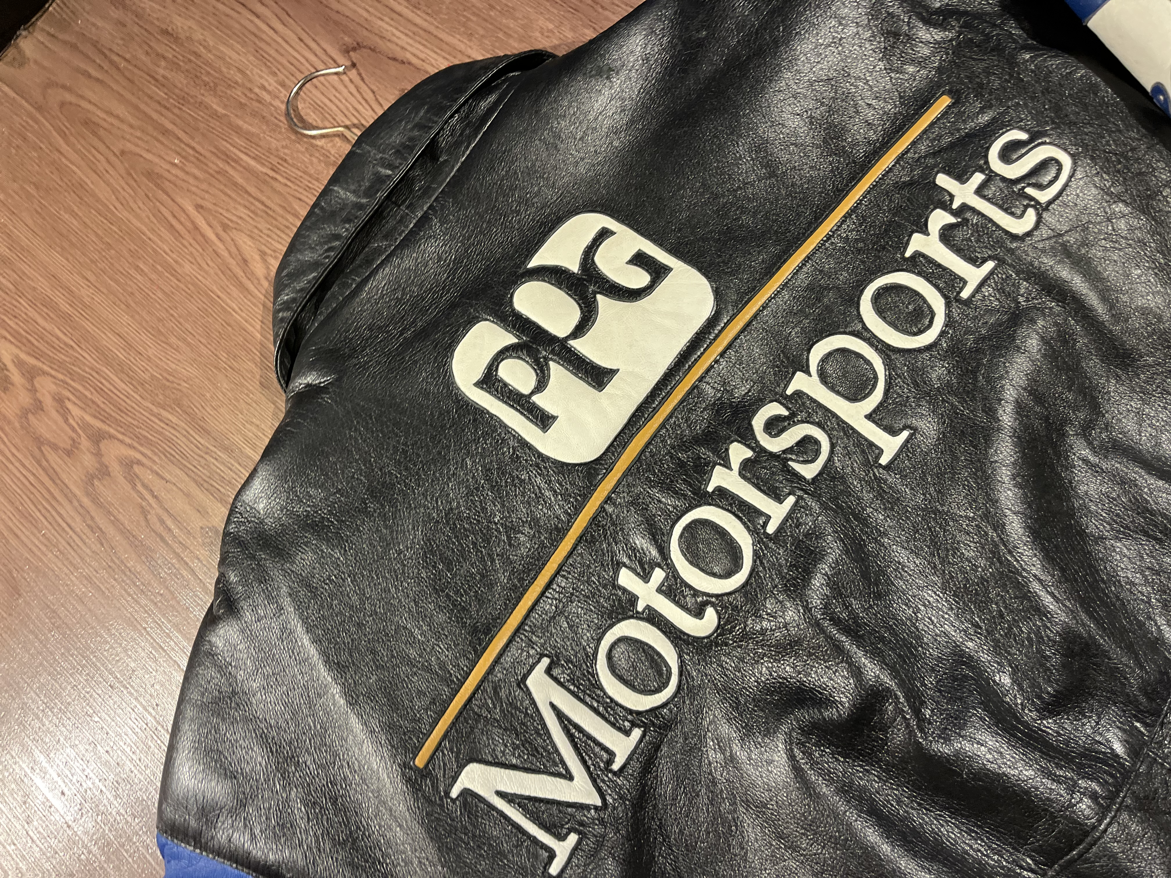 [XL] Vintage PPG Motorsport Genuine Lamb Leather Race Jacket