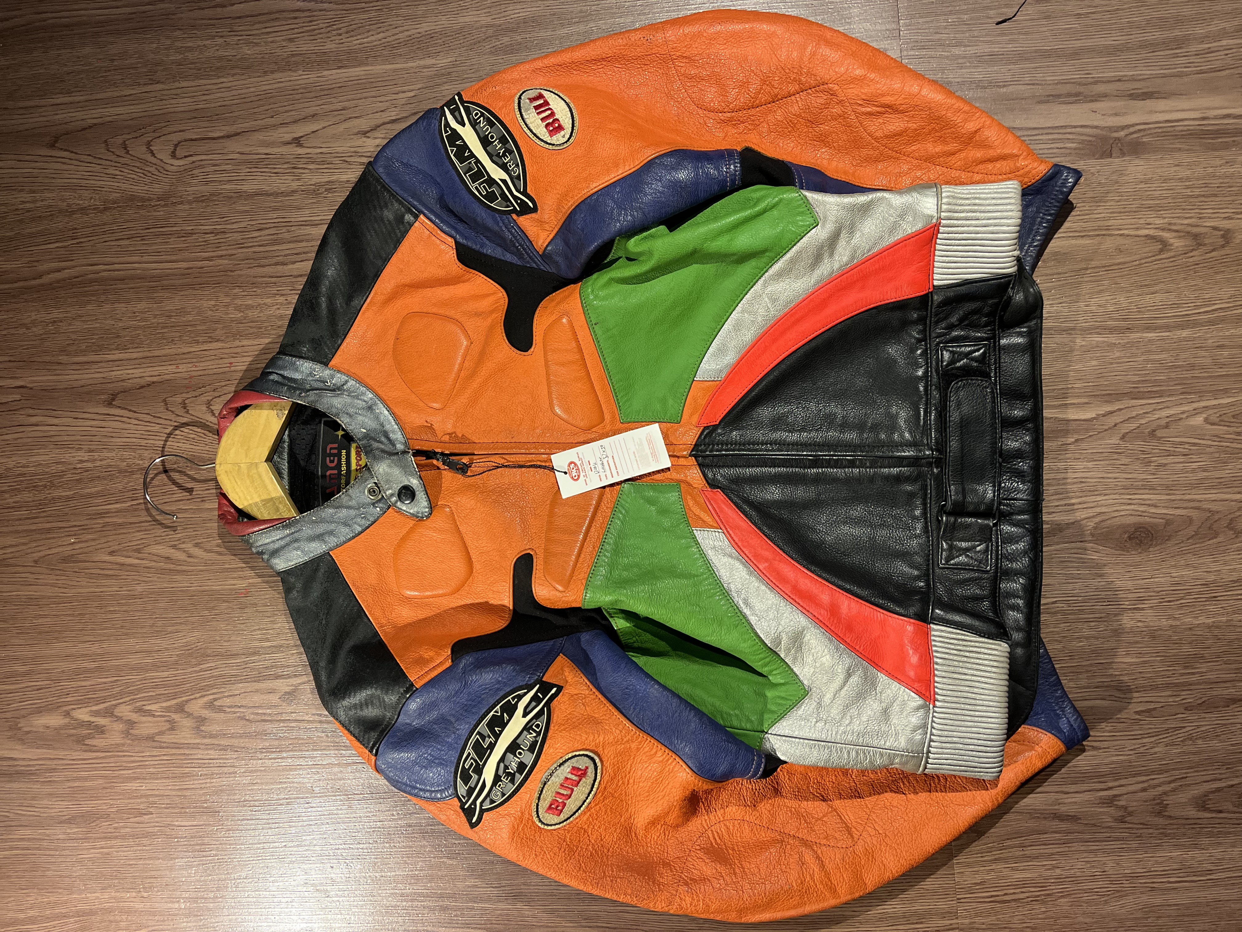 [S] Vintage Yamaha Genuine Leather Bikers Jacket