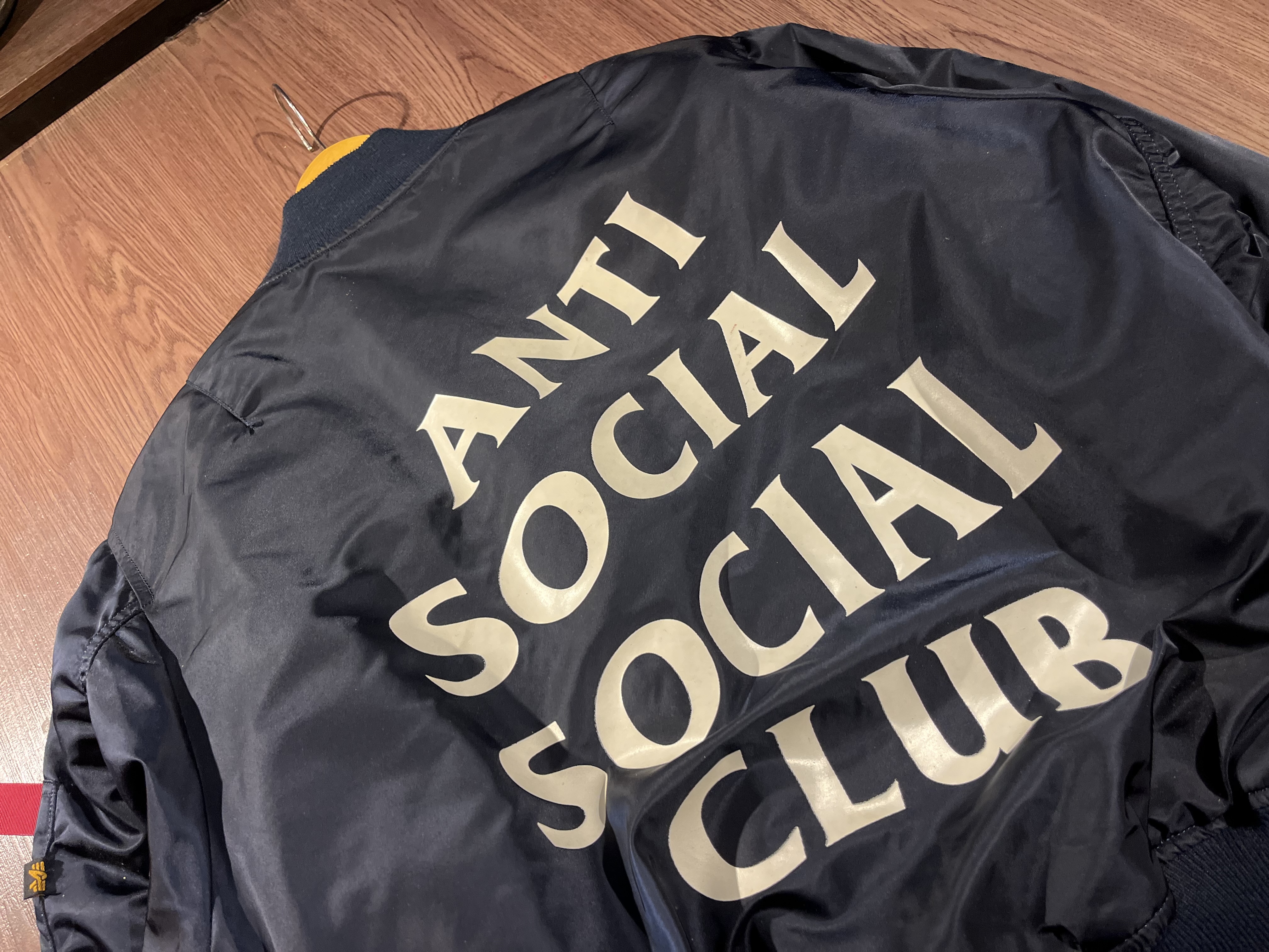 [M] Anti Social Social Club x Alpha Industries Reversible Bomber Jacket