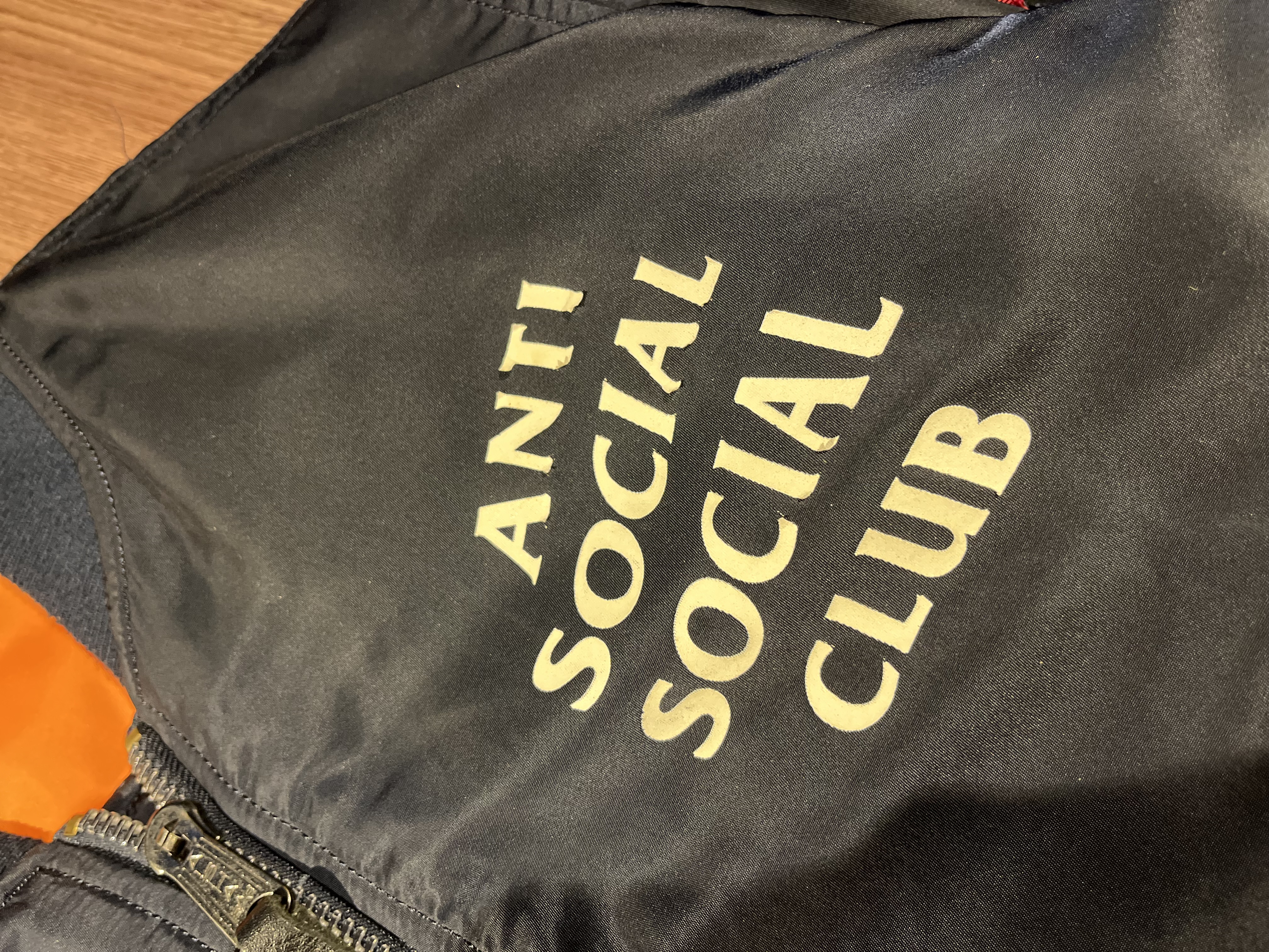 [M] Anti Social Social Club x Alpha Industries Reversible Bomber Jacket