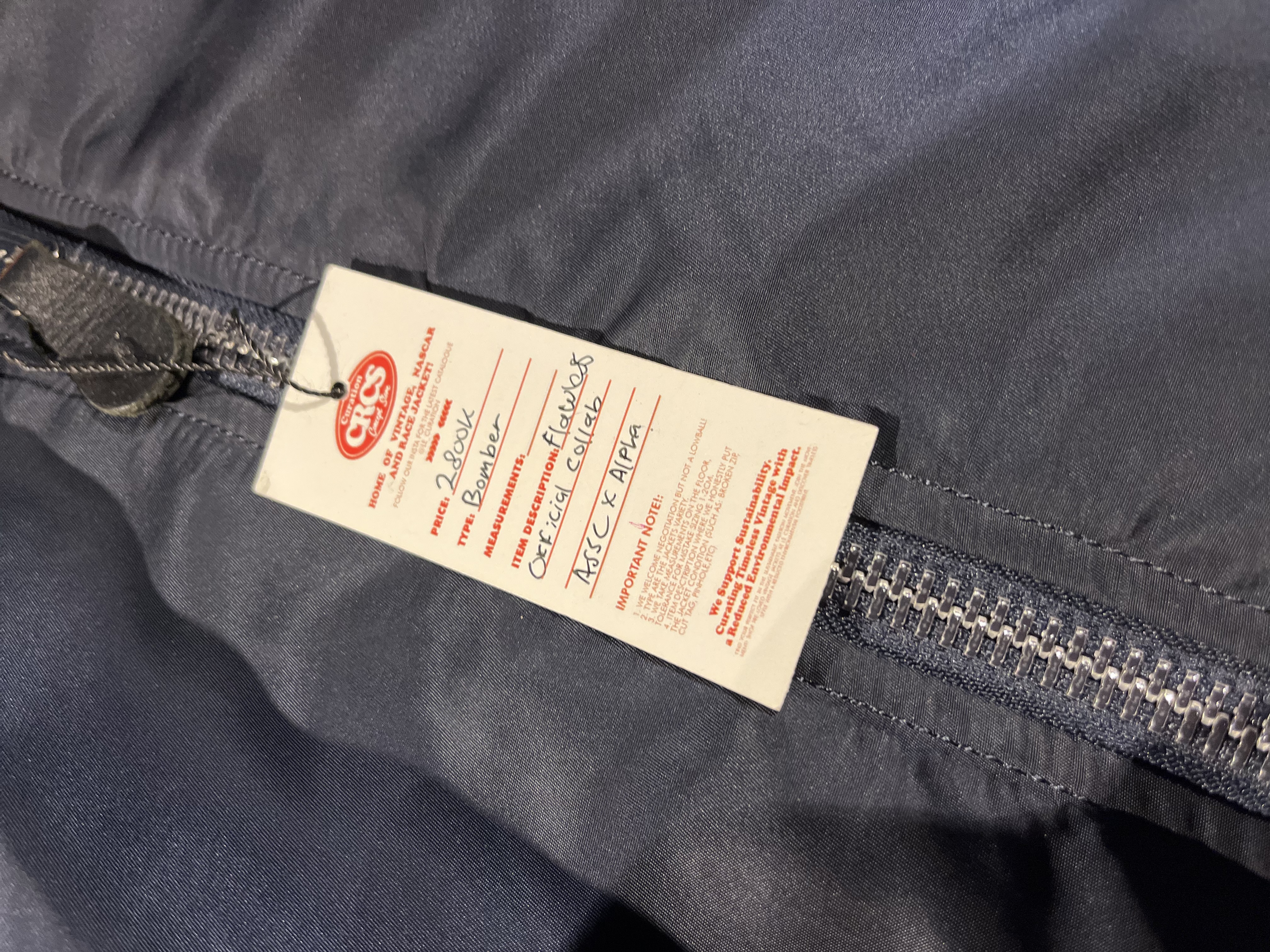 [M] Anti Social Social Club x Alpha Industries Reversible Bomber Jacket