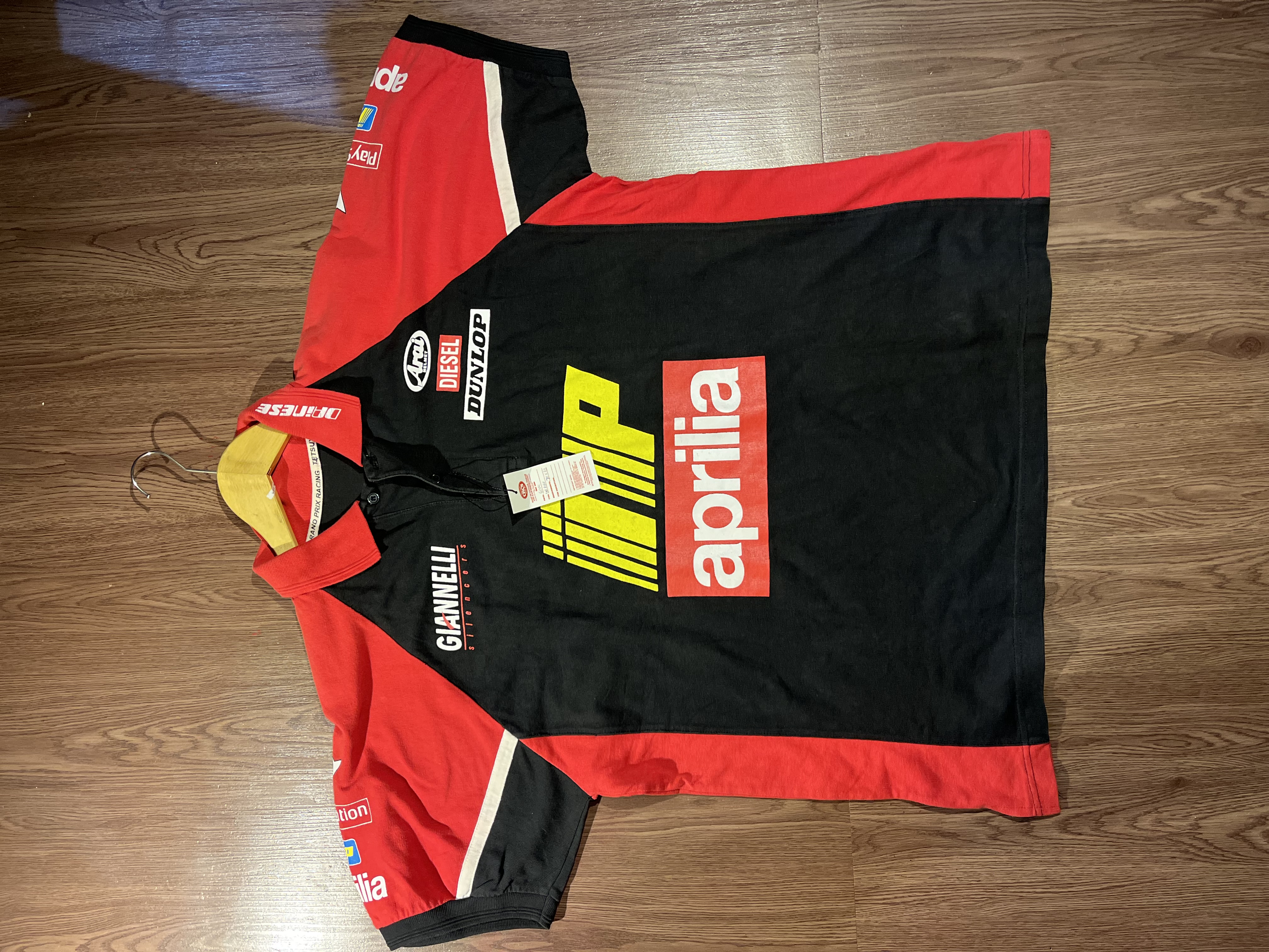 [XL] Aprilia Rider Edition Tetsuya Team Logo Polo Shirt