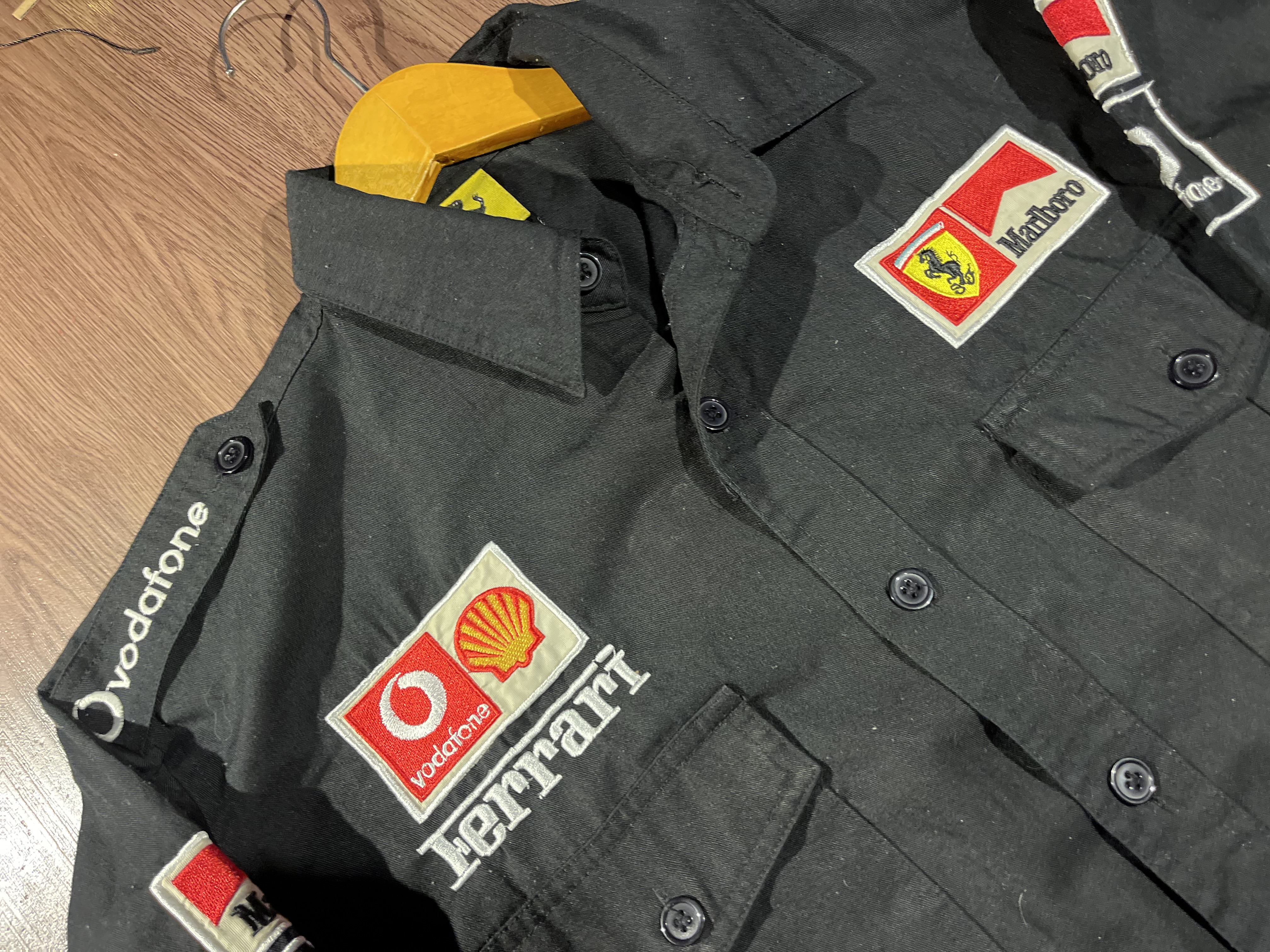 [M] Scuderia Marlboro Ferrari Italy F1 Team Long sleeve workshirt